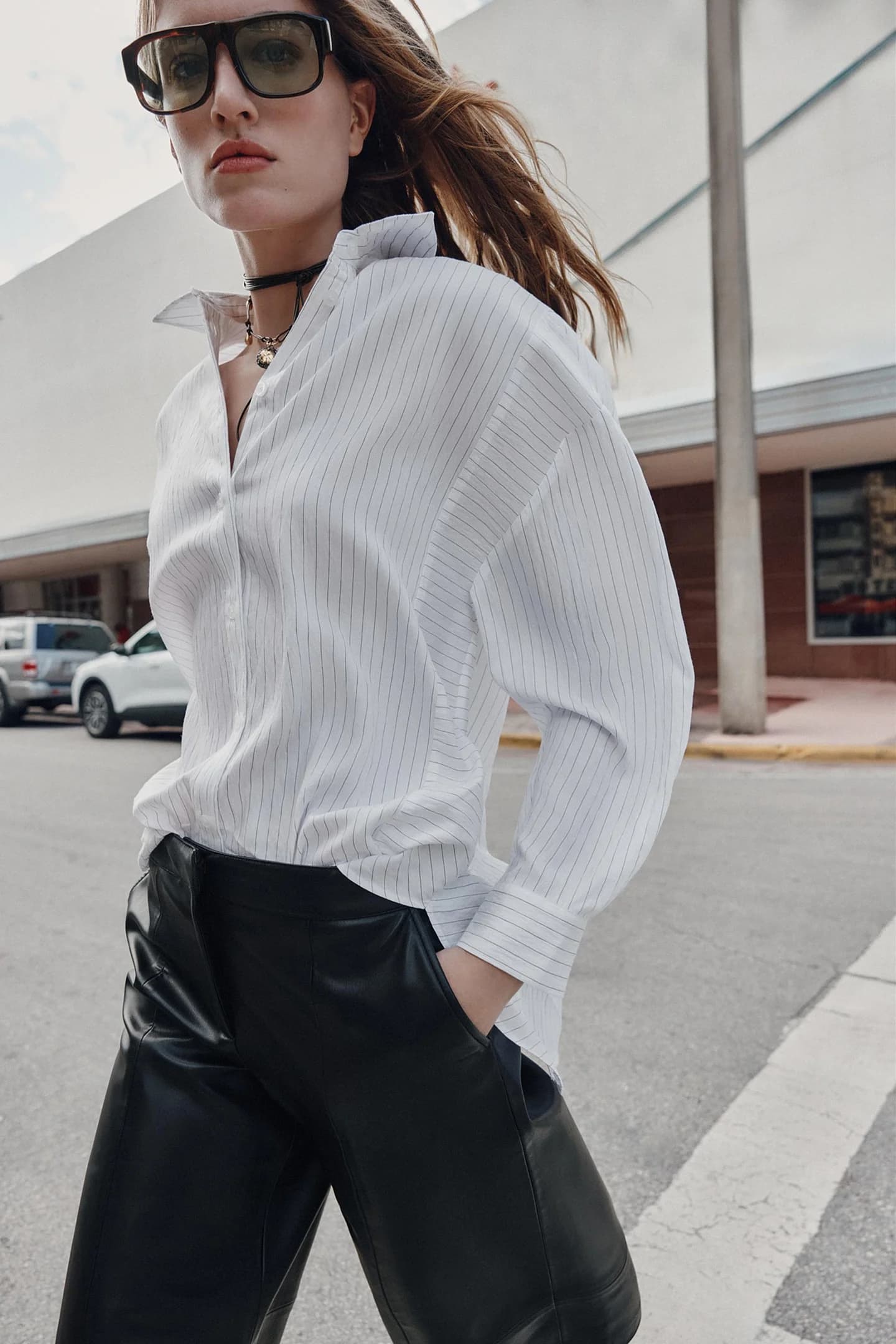 РУБАШКА ОВЕРСАЙЗ В ПОЛОСКУ