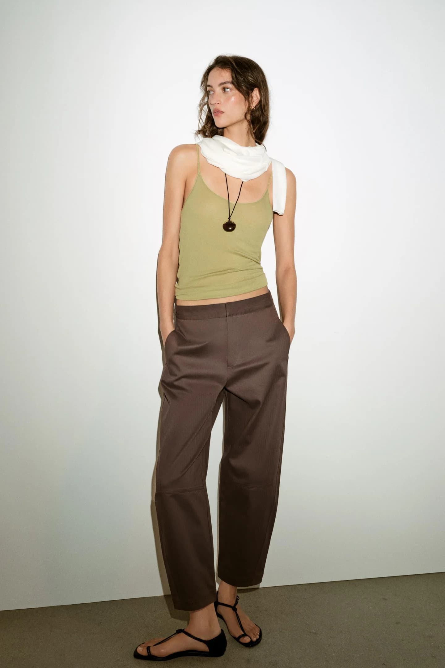 БРЮКИ С Узором «елочка»