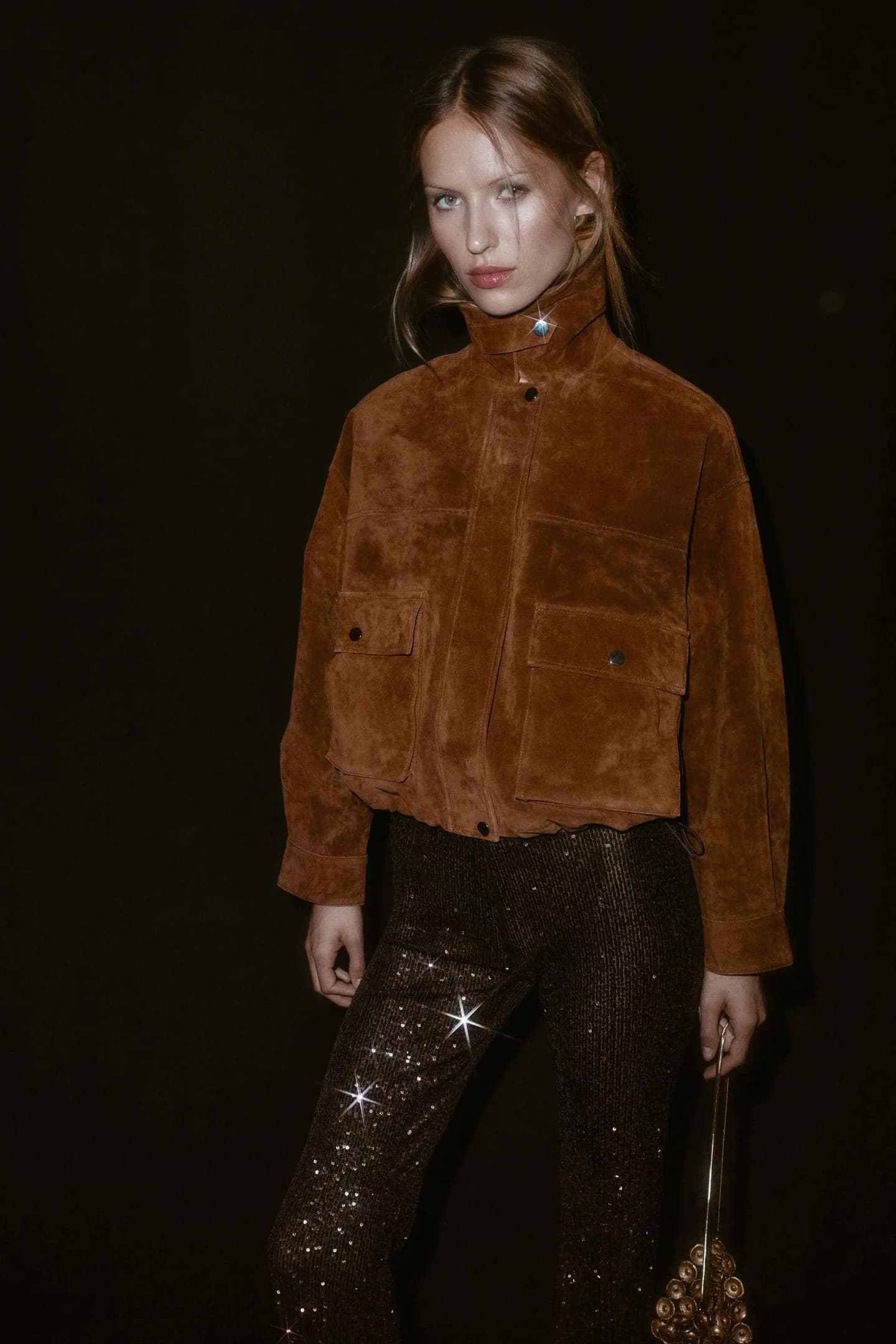 КУРТКА-БОМБЕР 100% КОЖА