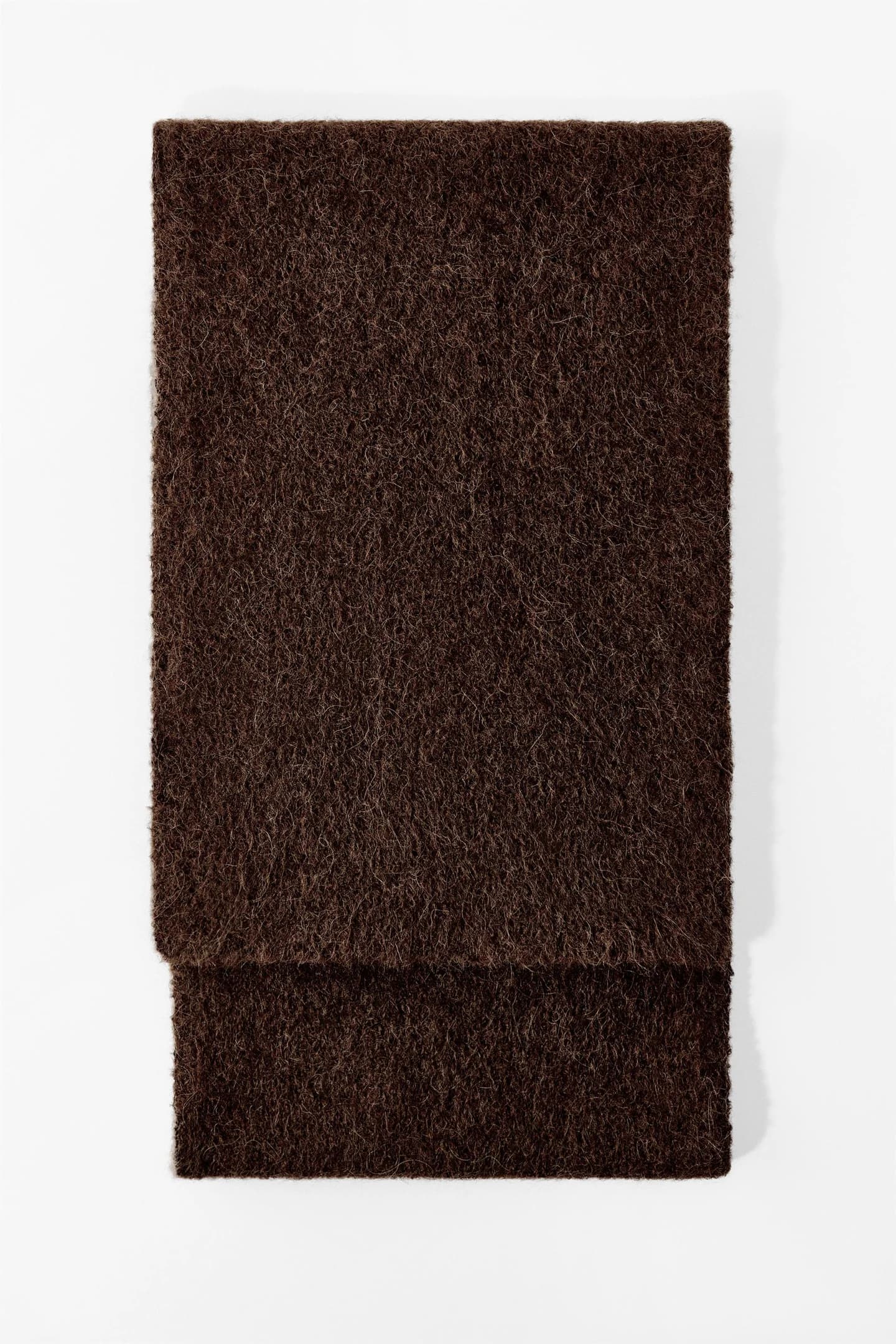 ГЛАДКИЙ ТРИКОТАЖНЫЙ ШАРФ