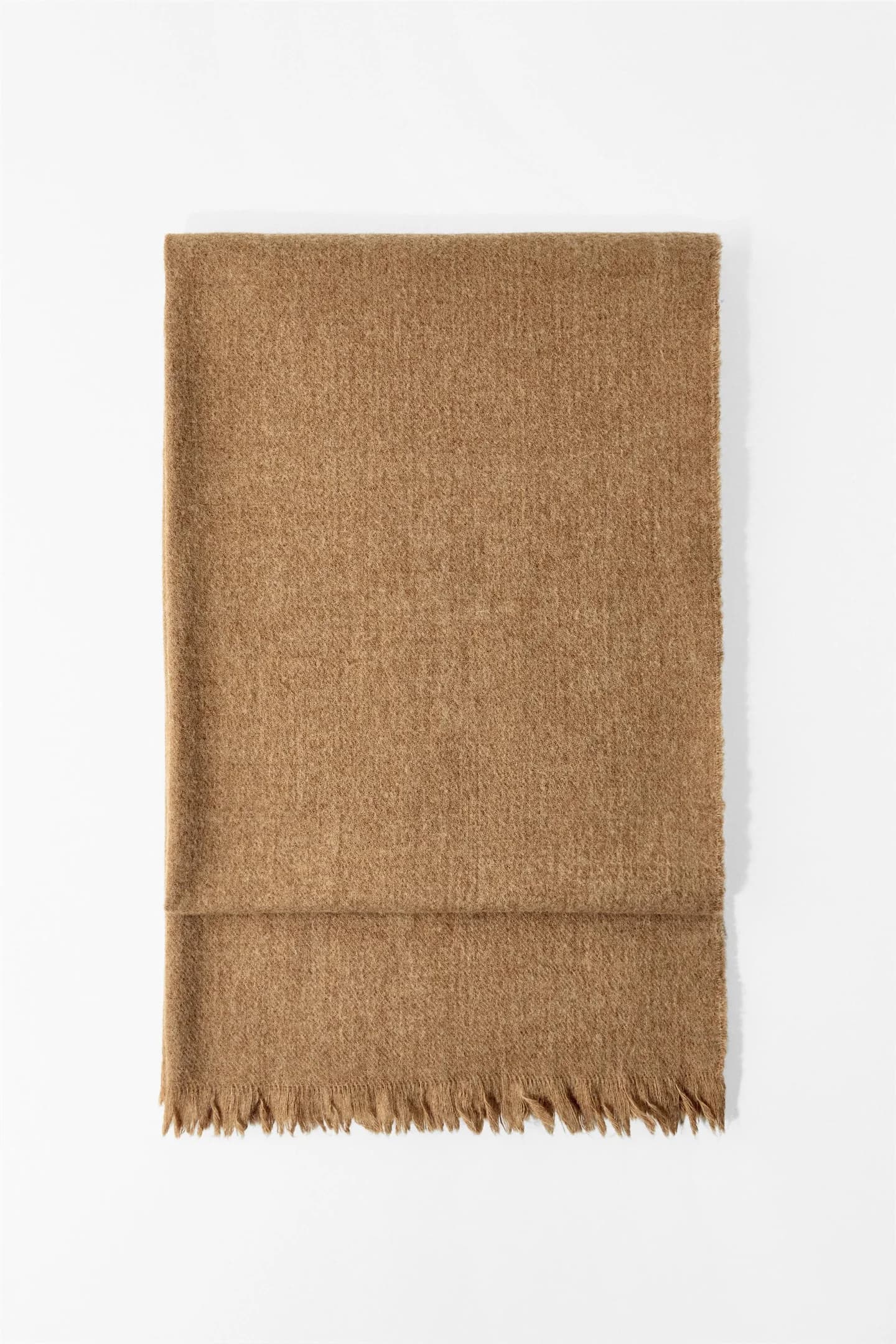 ГЛАДКИЙ ШАРФ ИЗ СМЕСИ ШЕРСТИ