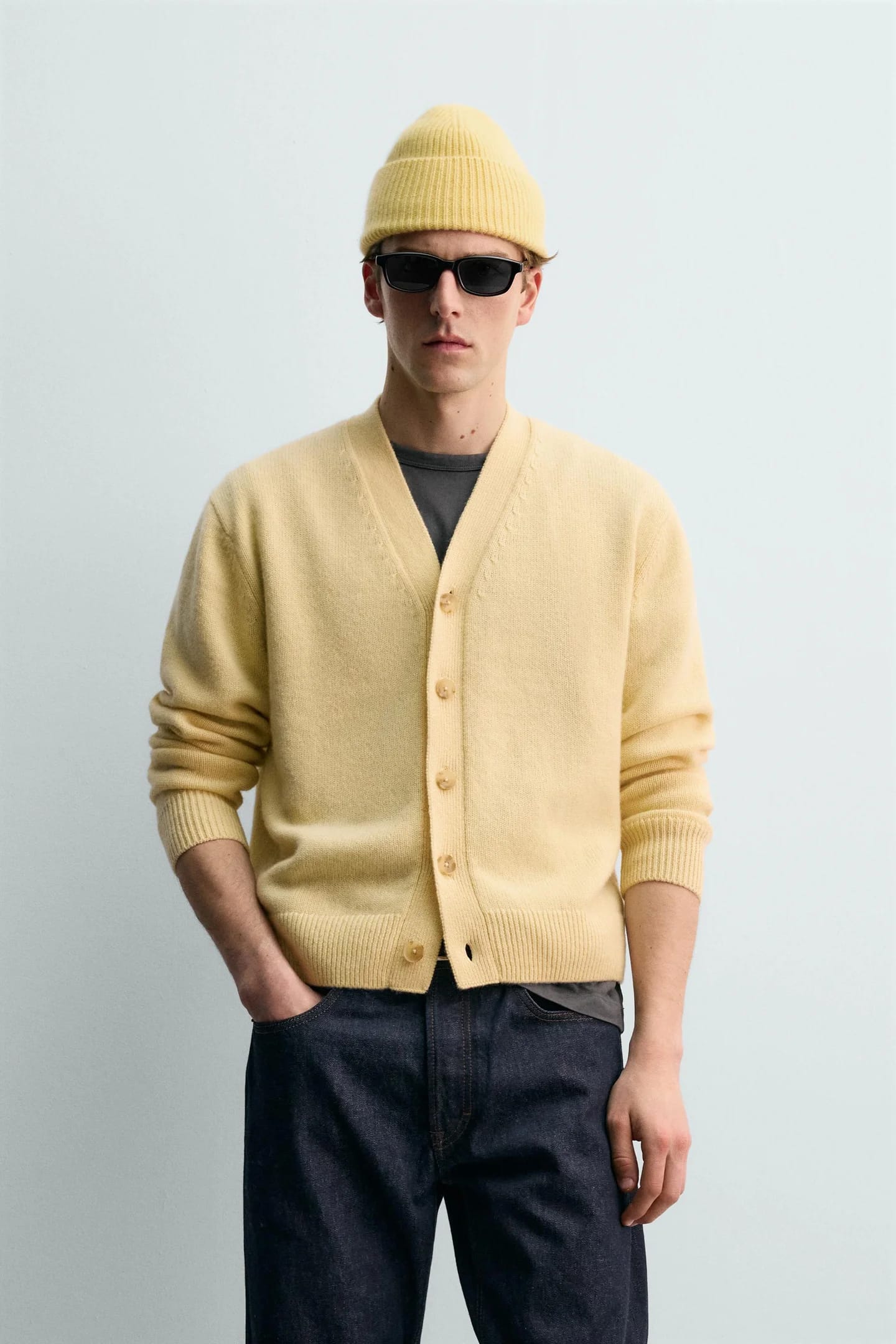 КАРДИГАН ИЗ ШЕРСТИ И КАШЕМИРА AARON LEVINE X Zara