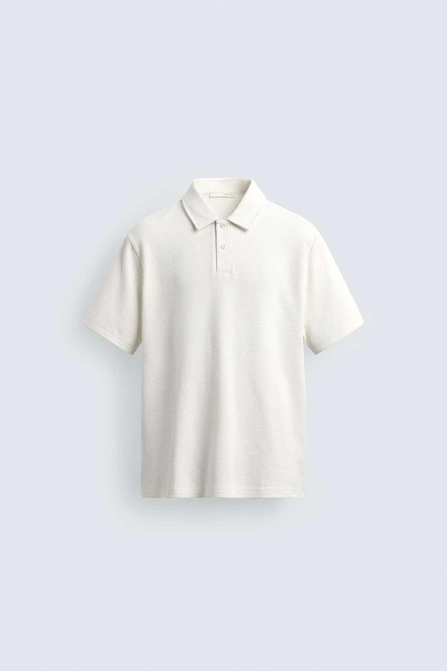 ФУТБОЛКА ПОЛО С ВАФЕЛЬНОЙ СТРУКТУРОЙ