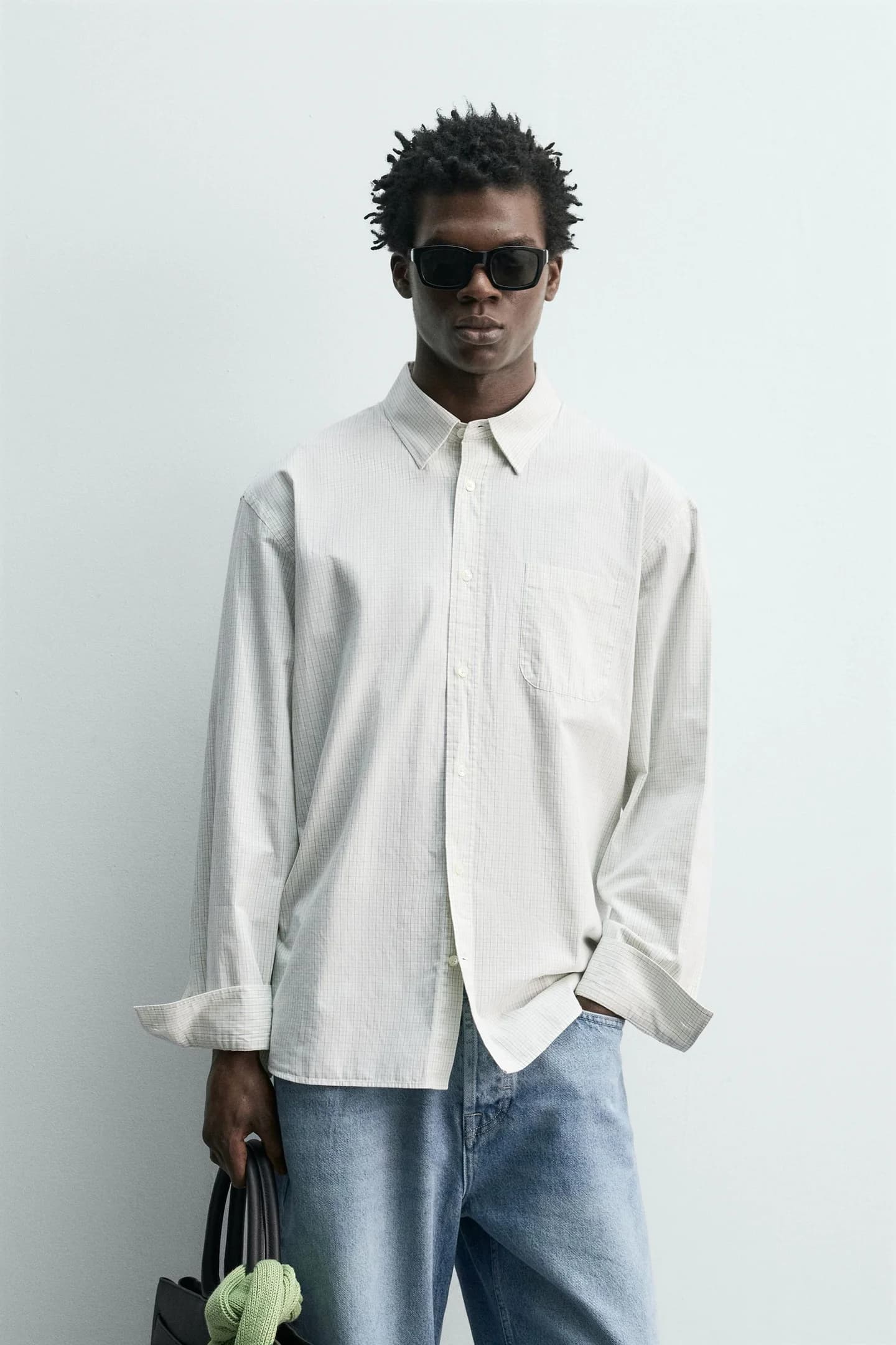 РУБАШКА ИЗ ПОПЕЛИН В КЛЕТКУ