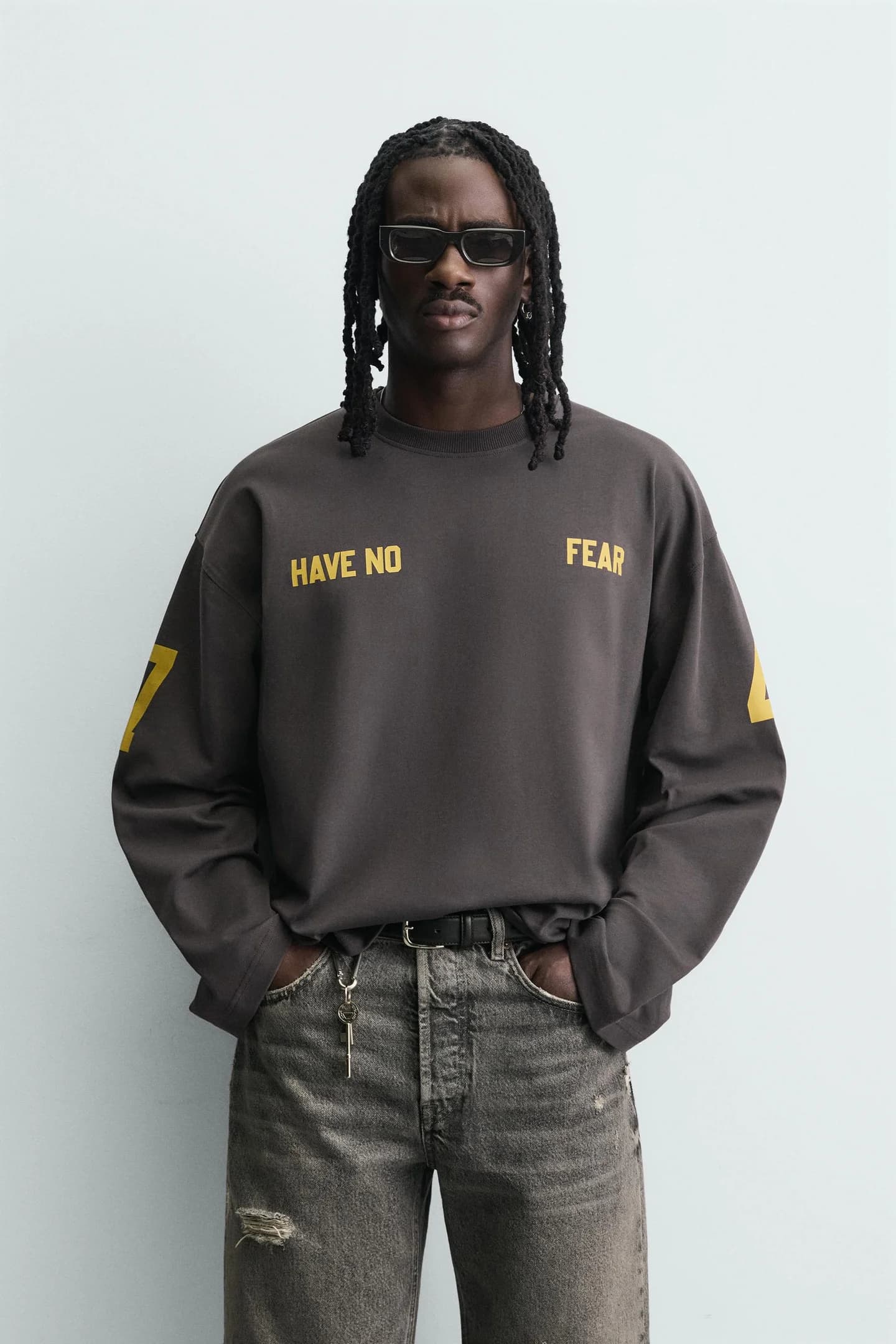 ФУТБОЛКА С ПРИНТОМ С ЦИФРАМИ