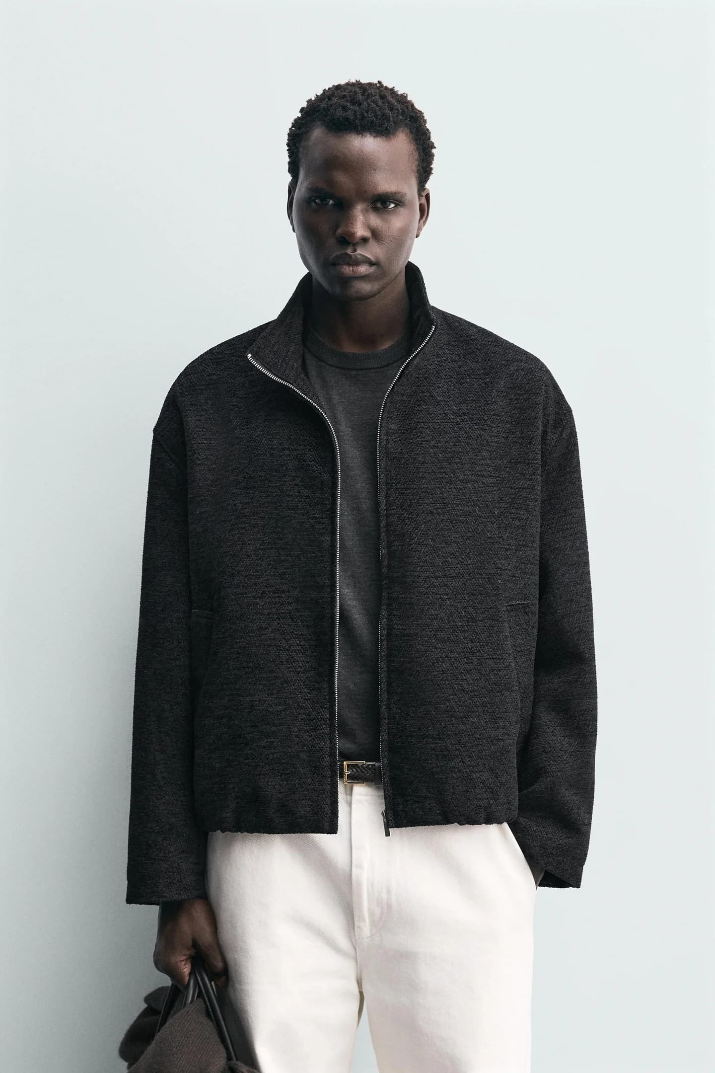 ЖАККАРДОВАЯ КУРТКА С ГЕОМЕТРИЧЕСКИМ УЗОРОМ