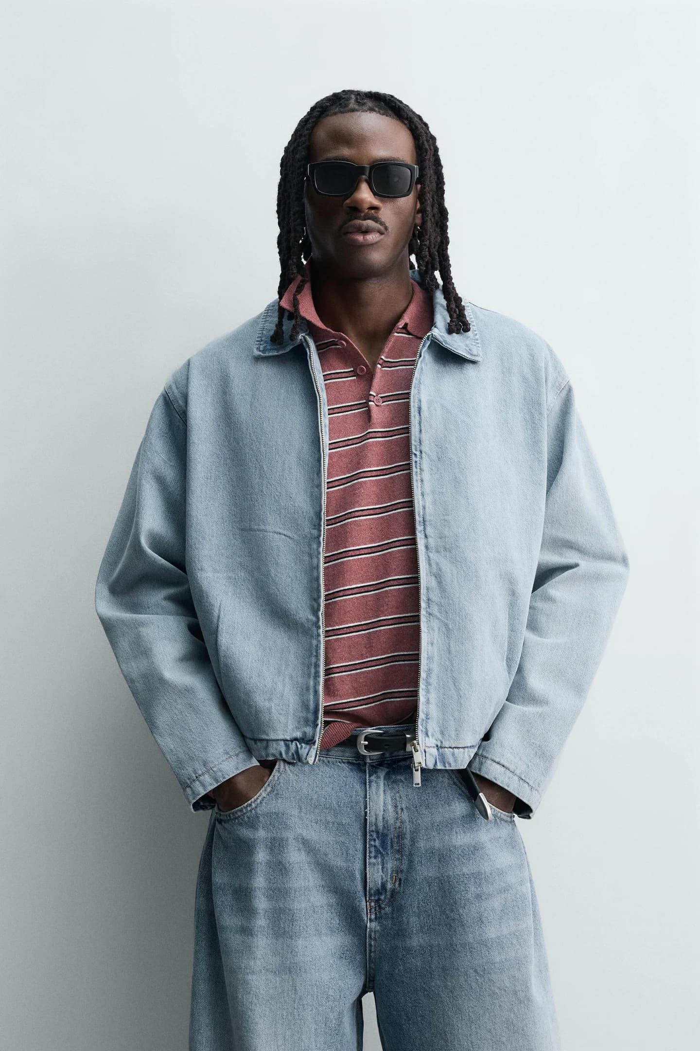 ДЖИНСОВАЯ КУРТКА НА МОЛНИИ