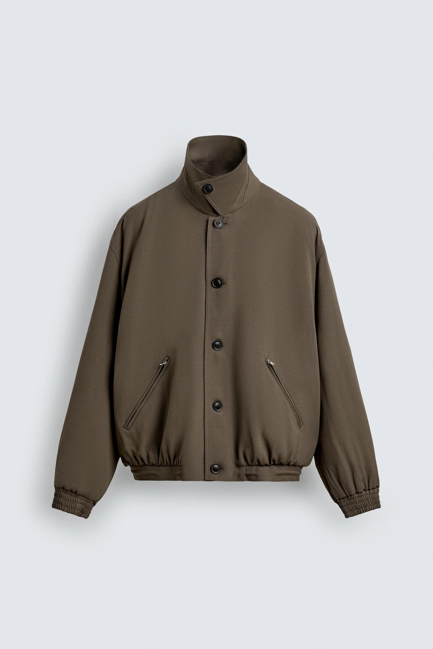 СТЕГАНАЯ КУРТКА ИЗ 100 % ШЕРСТИ AARON LEVINE X Zara