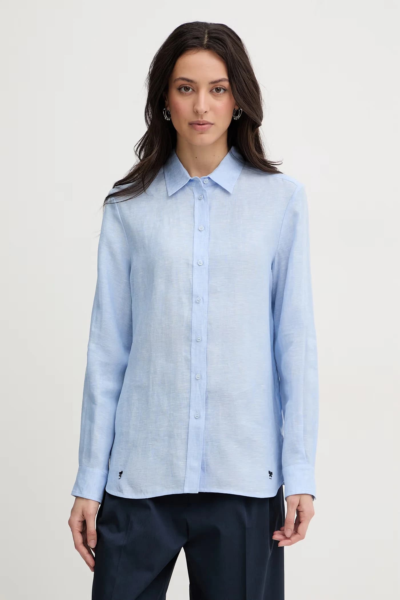 WERNER женская льняная рубашка