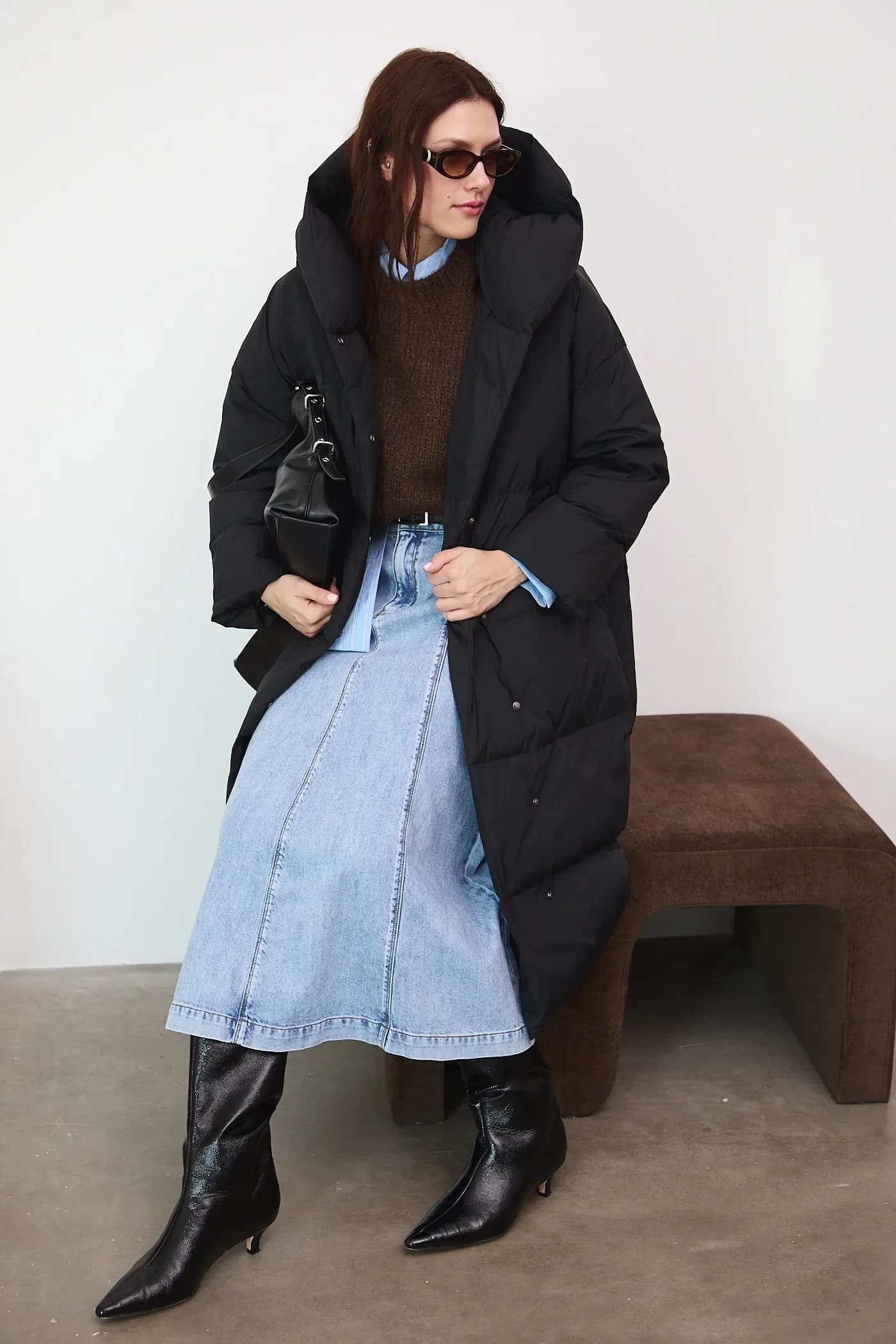 Пуховое пальто