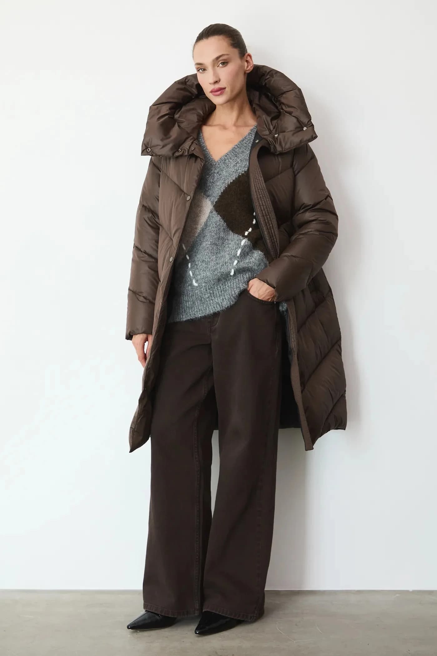 Пуховое пальто