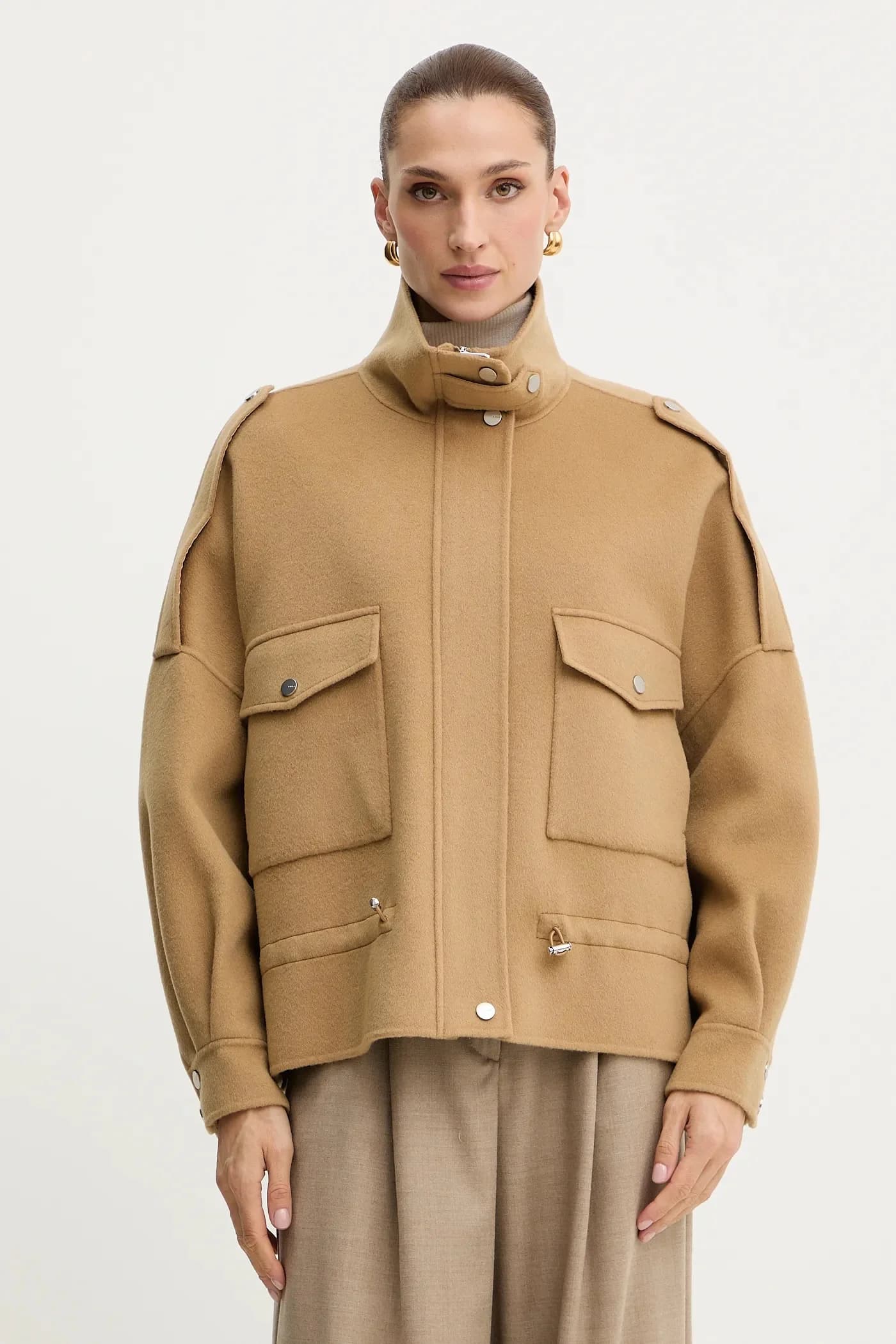 Куртка из смесовой шерсти