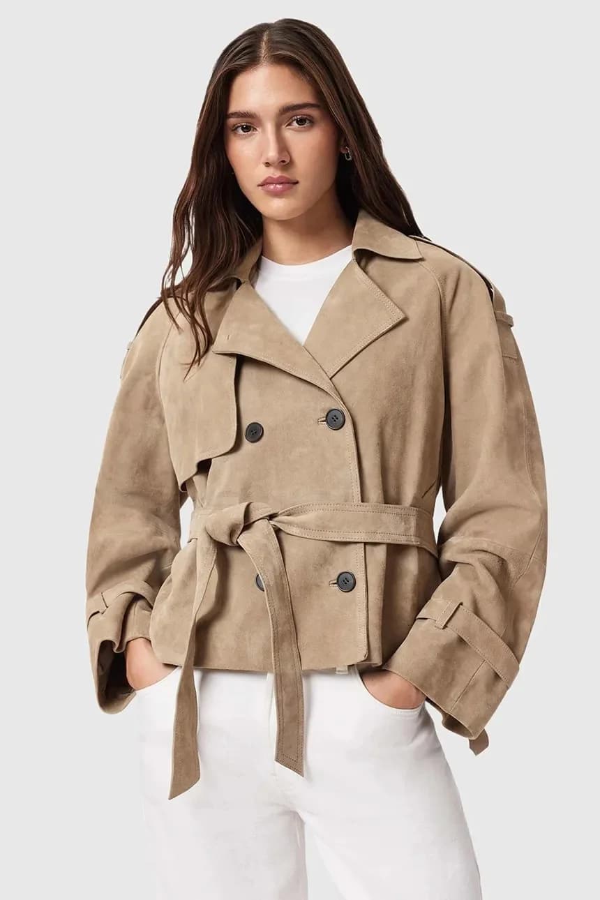 замшевая куртка REED