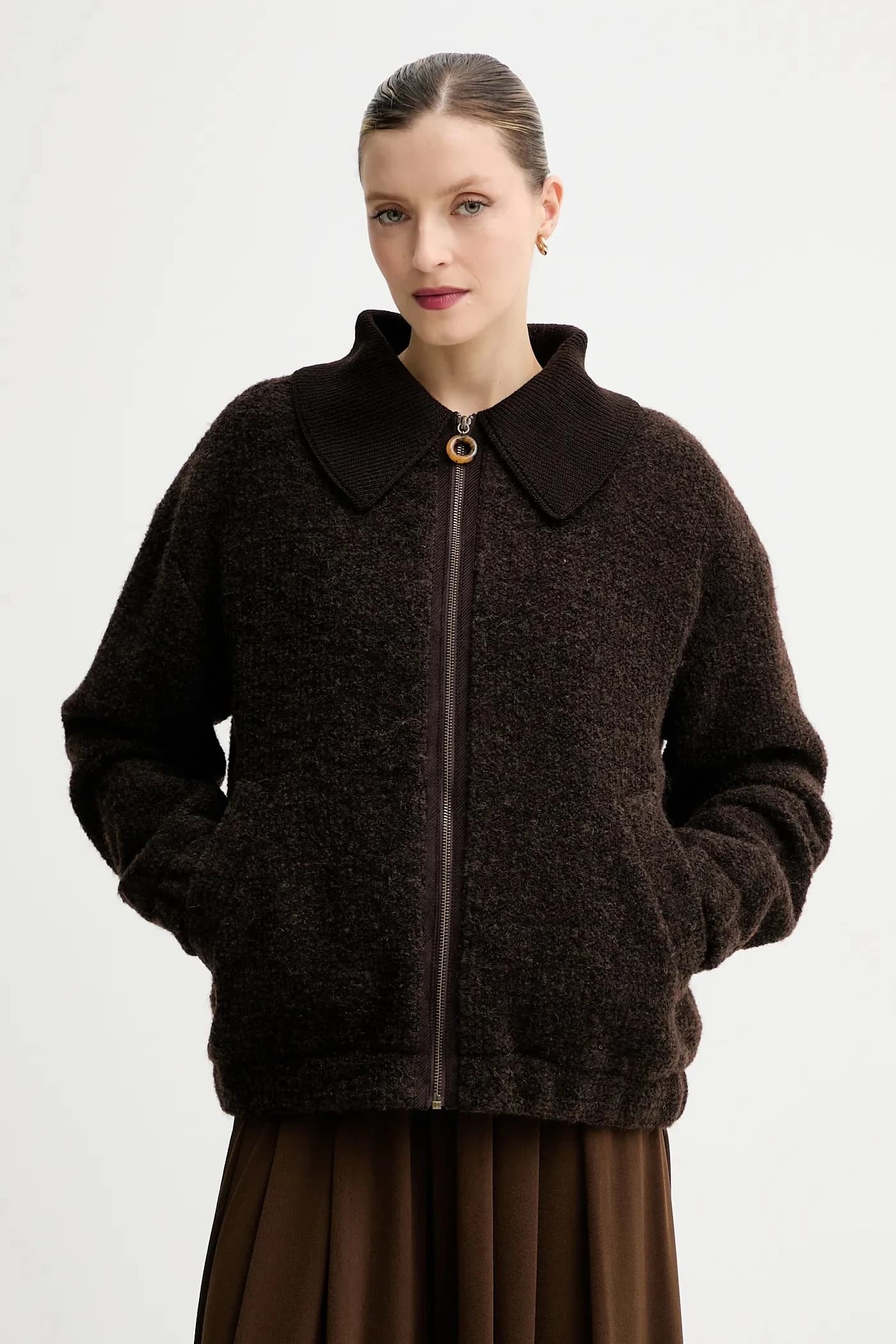 Куртка из смесовой шерсти