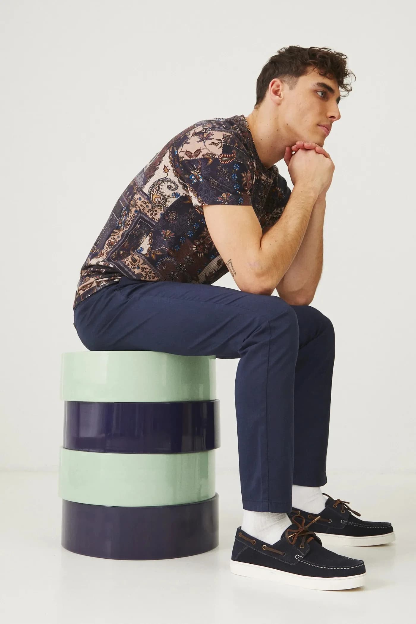 Замшевые мокасины