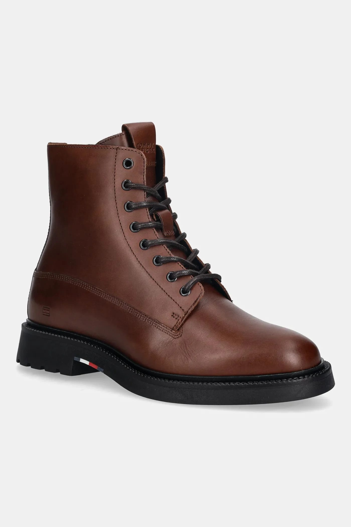 Высокие кожаные туфли HILFIGER COMFORT LWT LTH BOOT