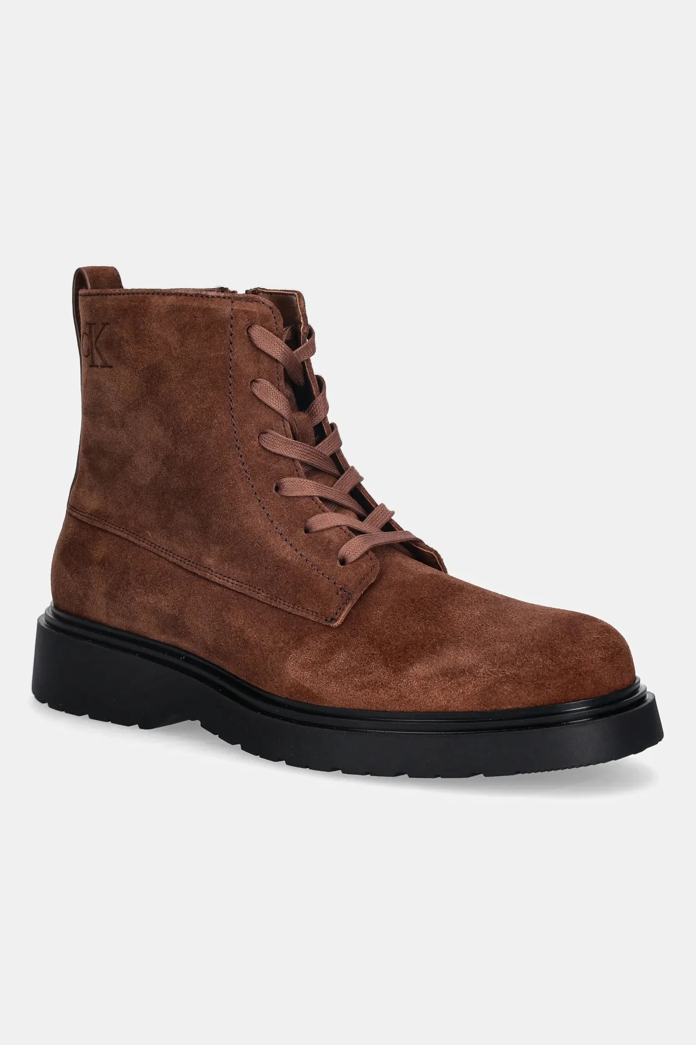 COMBAT ESS LACE UP ZIP BOOT SU замшевые туфли