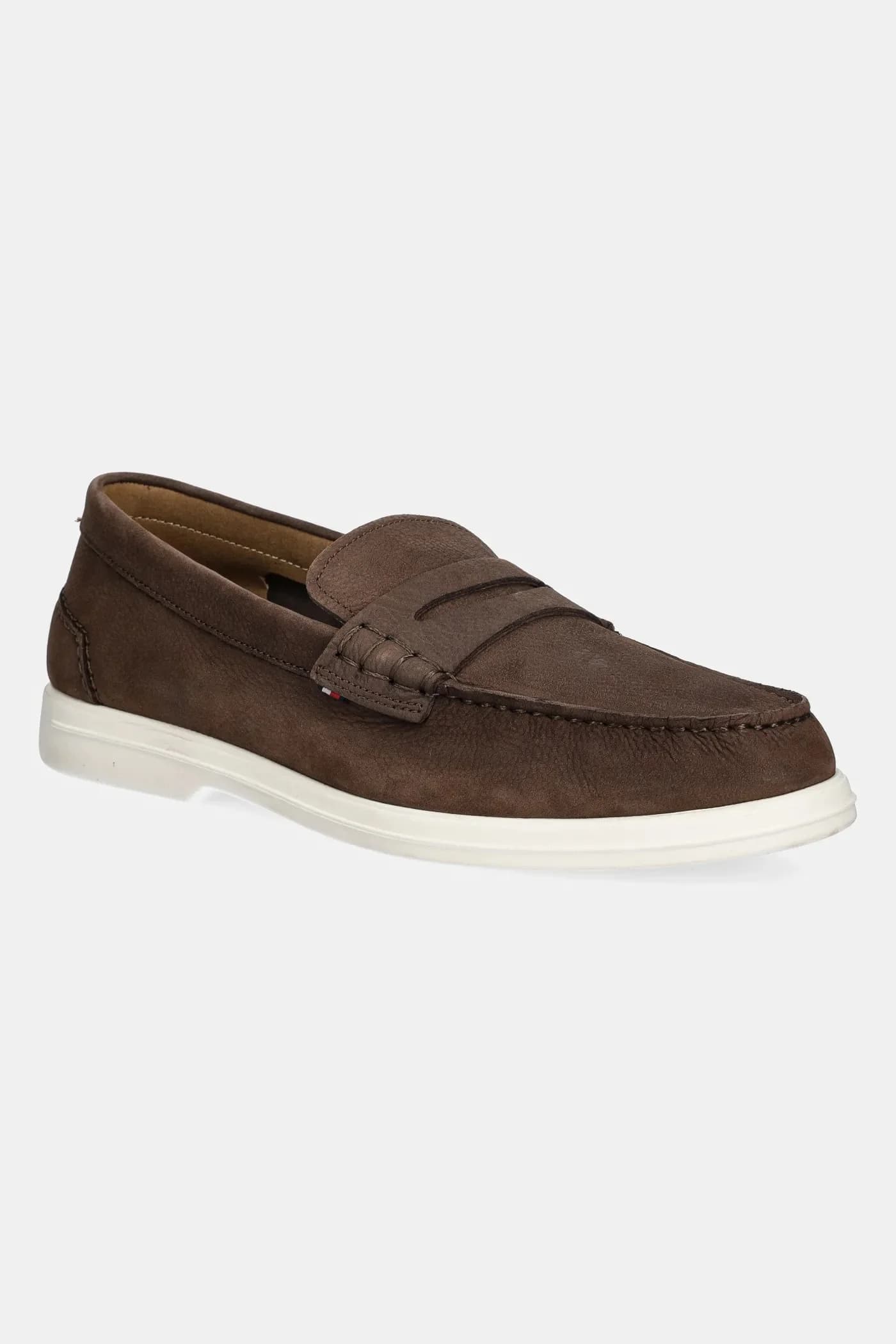 Мокасины из нубука Tommy Hilfiger NUBUCK P LOAFER
