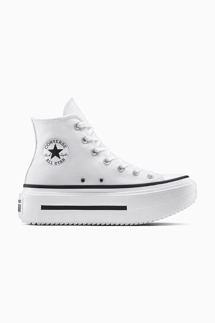 кроссовки Chuck Taylor All Star Lift Double Stack белые для мужчин