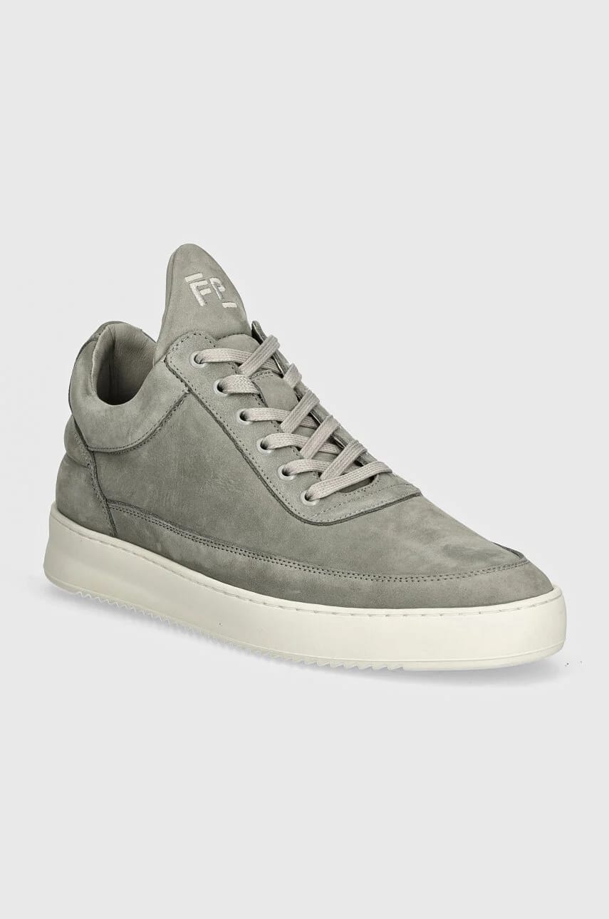 кроссовки Low Top Ripple из нубука серая