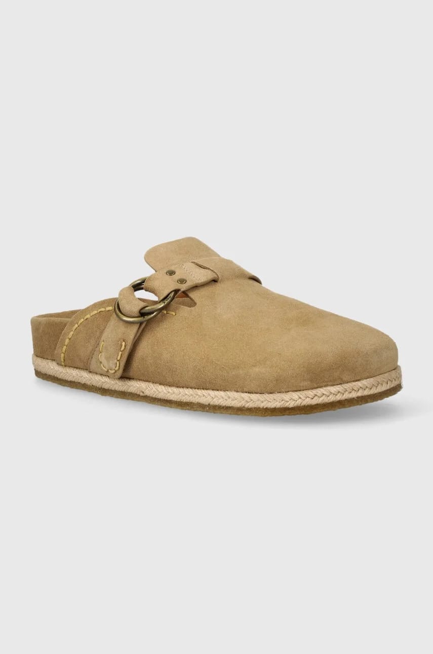 замшевые тапочки Turbach Clog