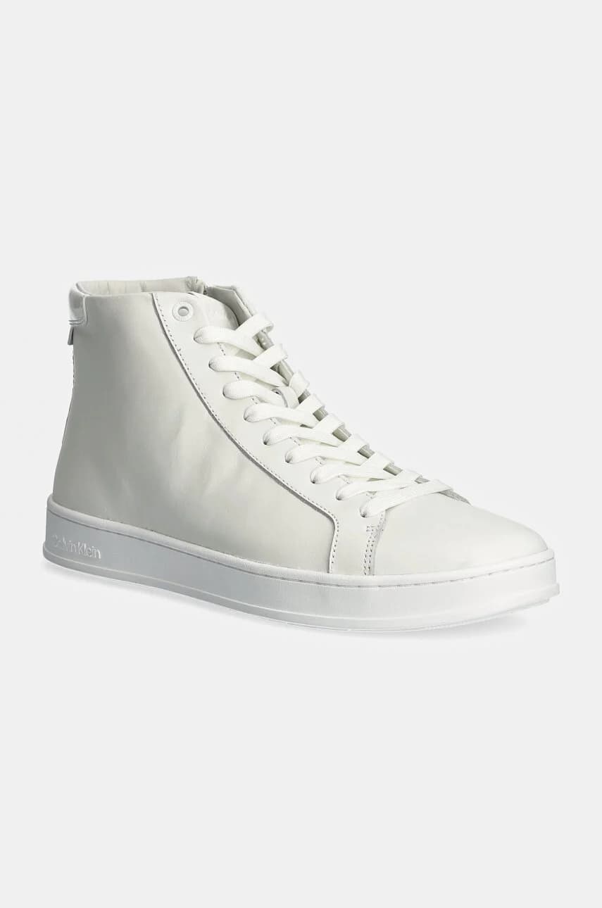 кожаные кроссовки HIGH TOP LACE UP