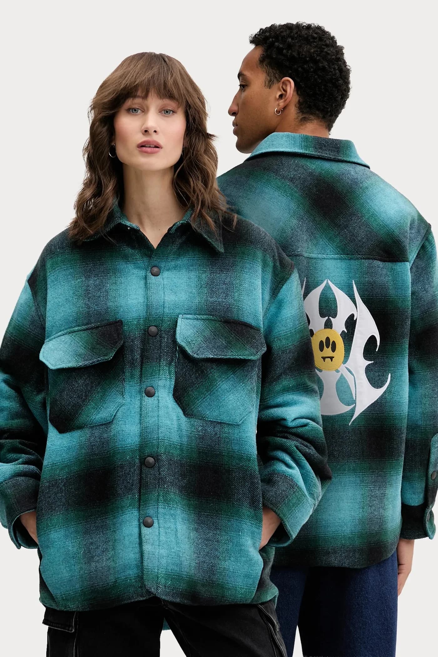 Куртка-рубашка с шерстью