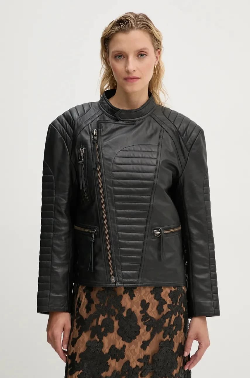 Кожаная байкерская куртка TWEEKIE