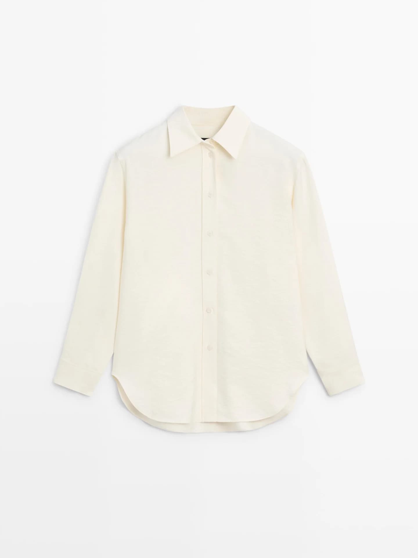 Рубашка оверсайз с длинными рукавами