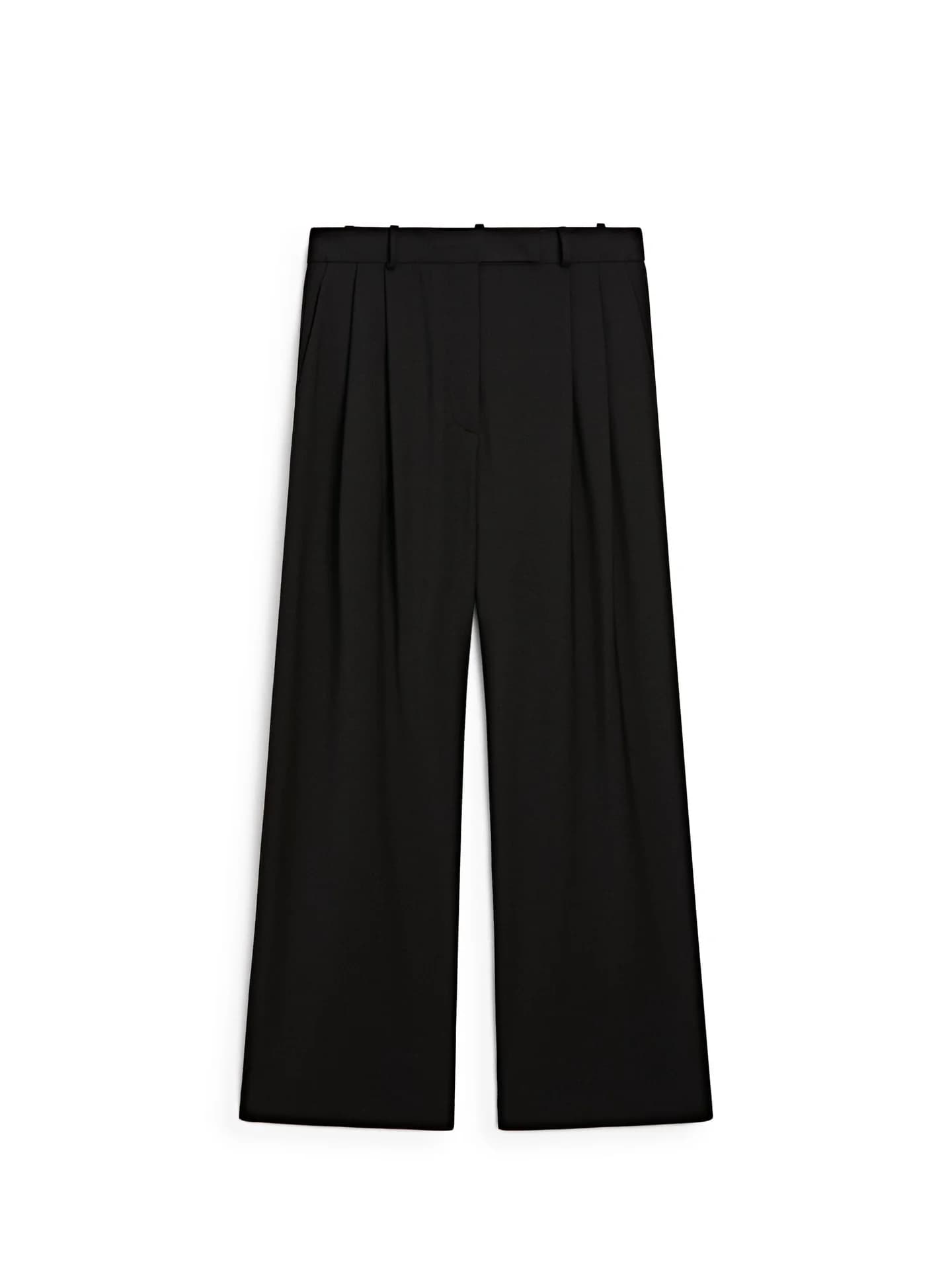 Широкие брюки со складками − STUDIO