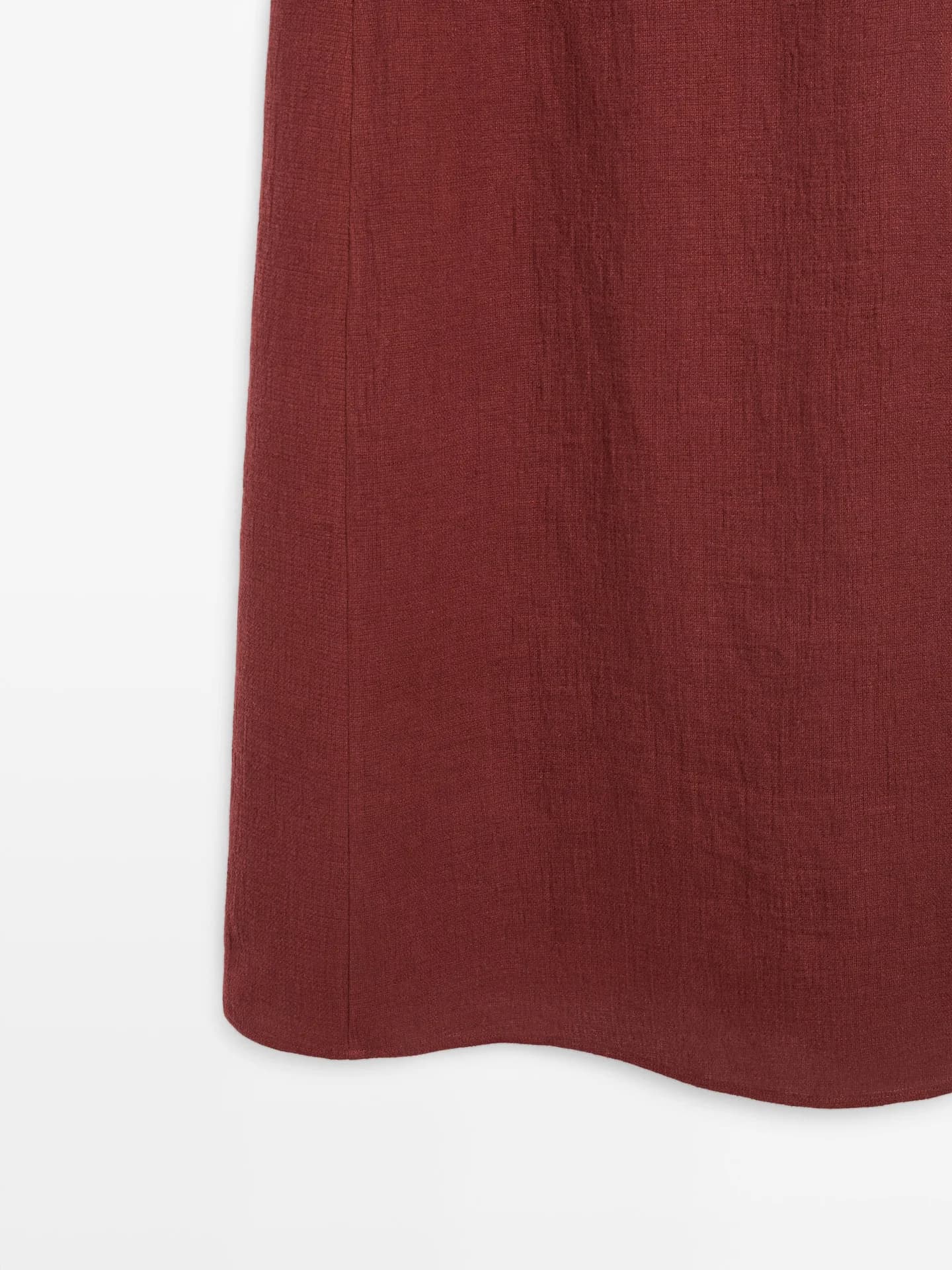 платье миди из 100% льна