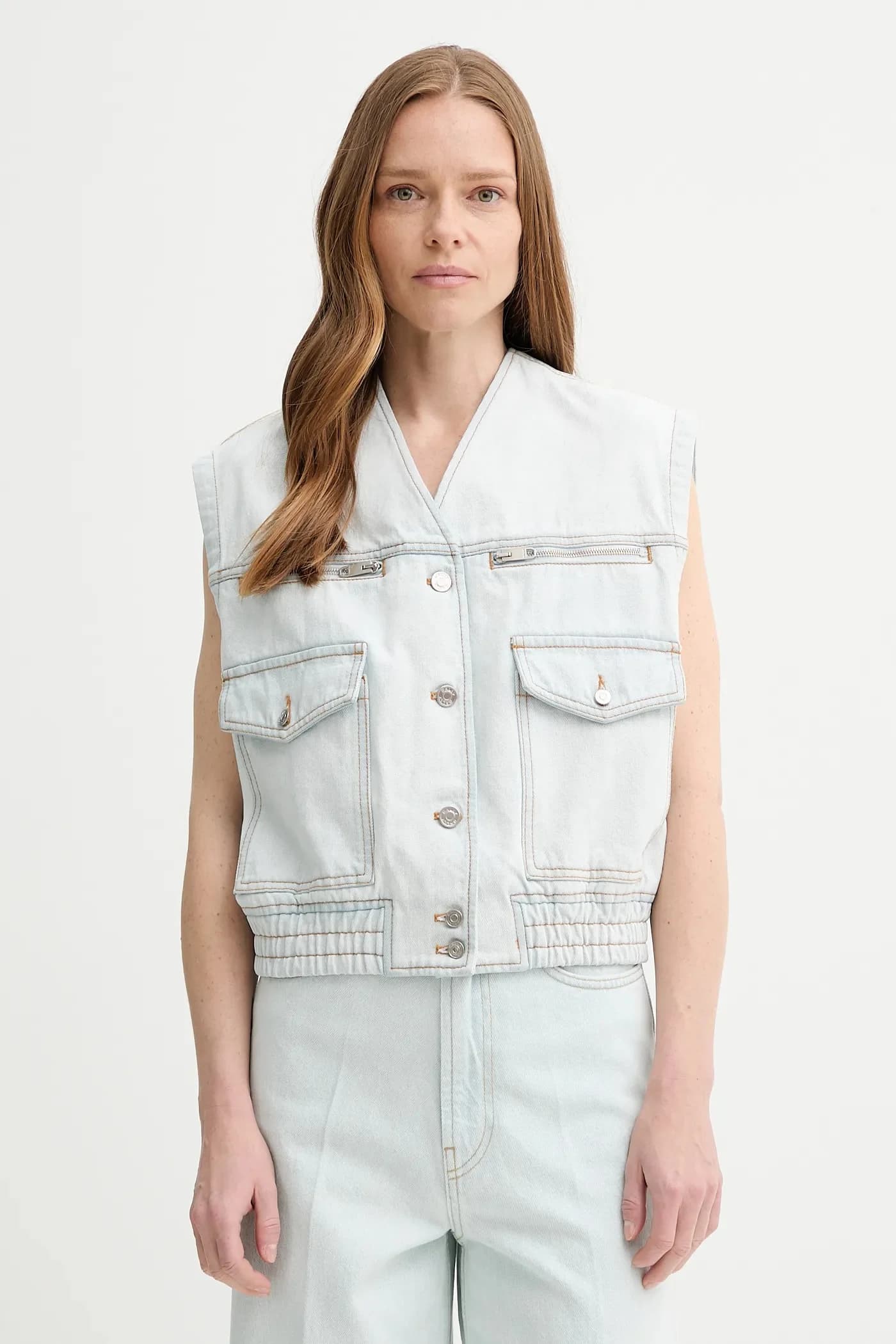 Джинсовая майка