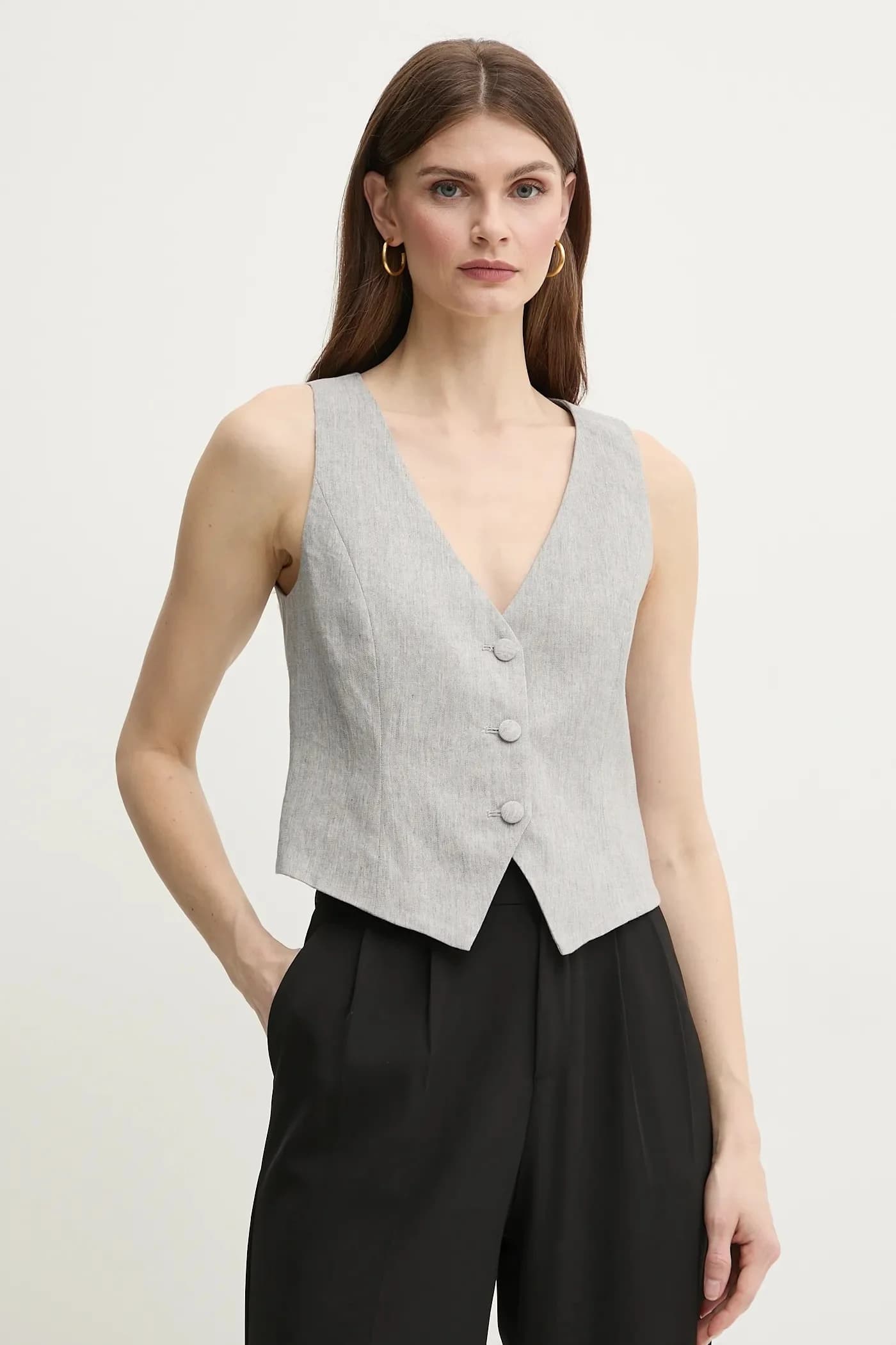 ПЕРИМ льняной жилет