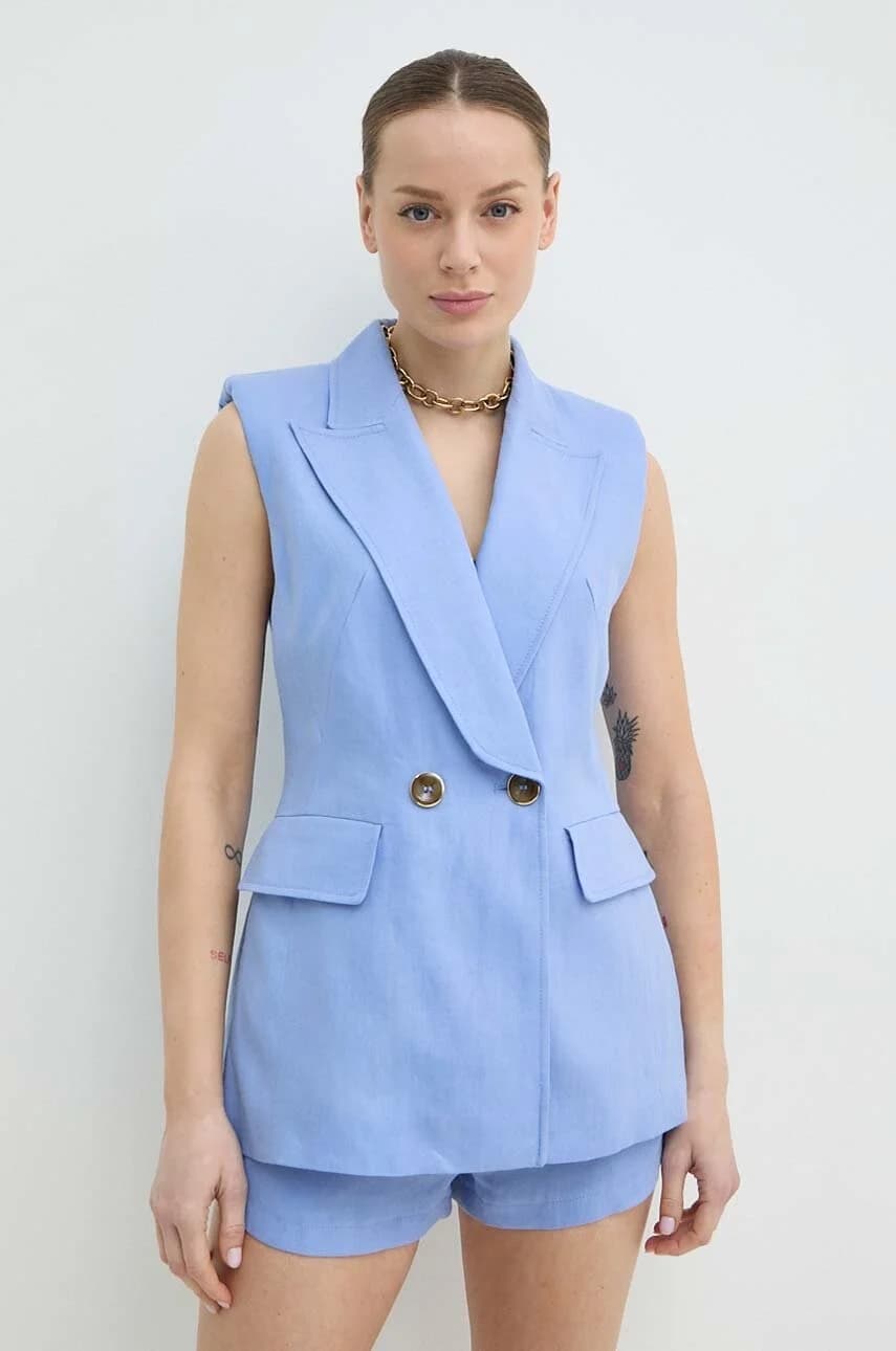 льняной жилет VOLTA