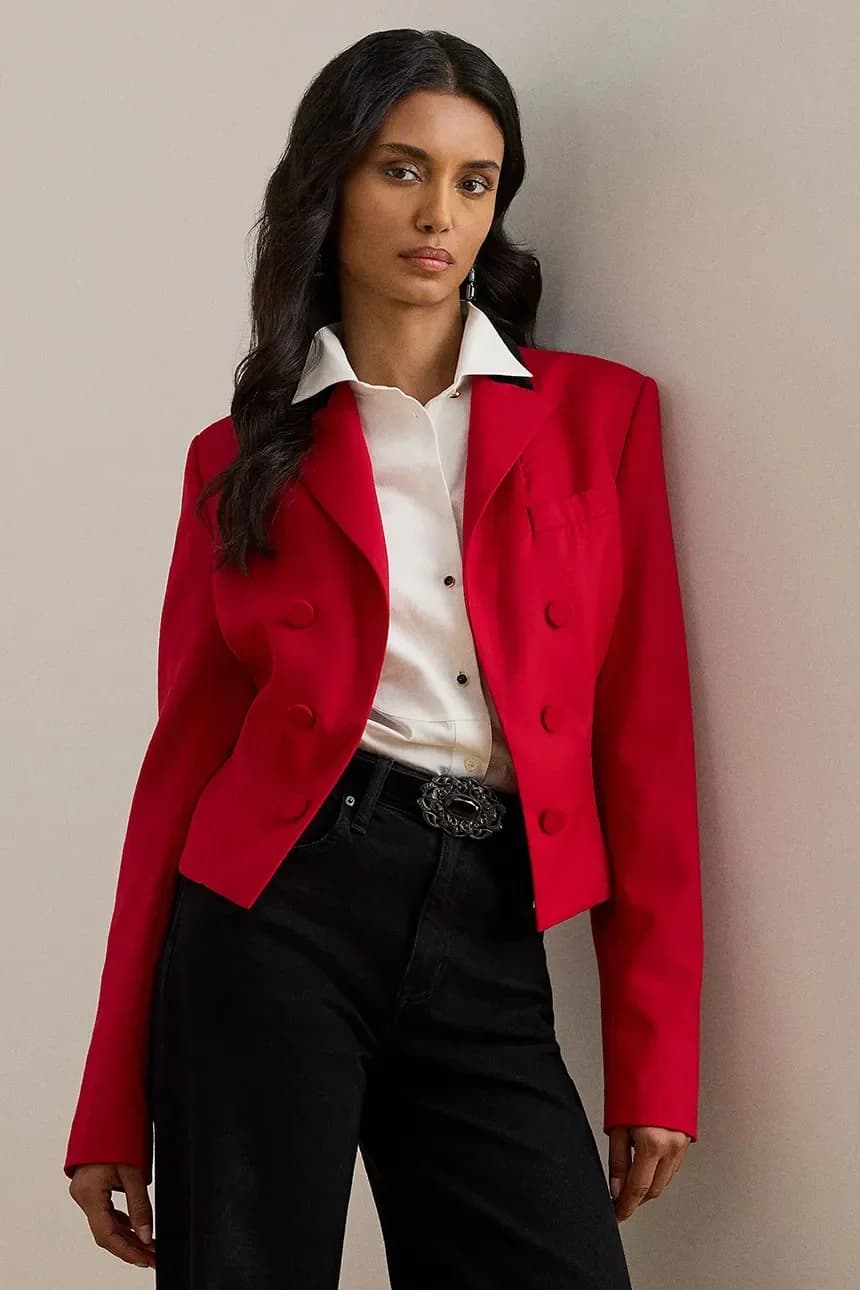 Куртка из смесовой шерсти