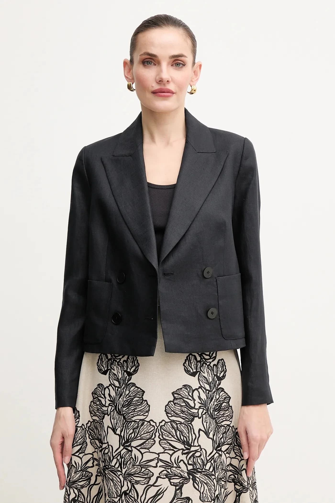 Льняная куртка