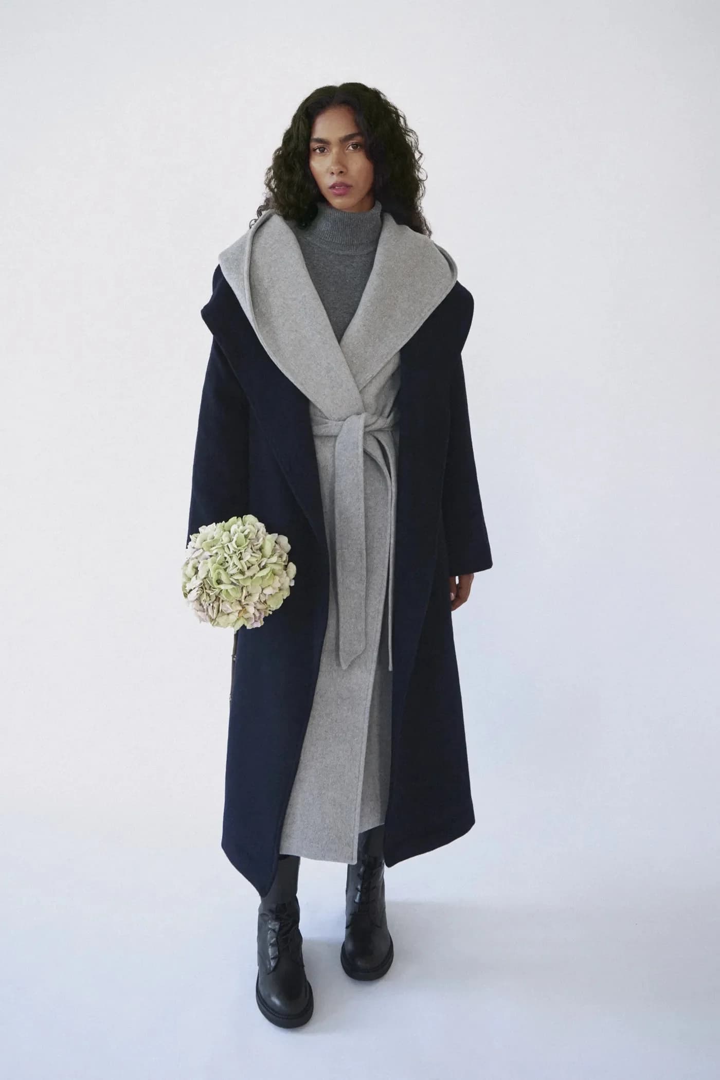 Шерстяное пальто