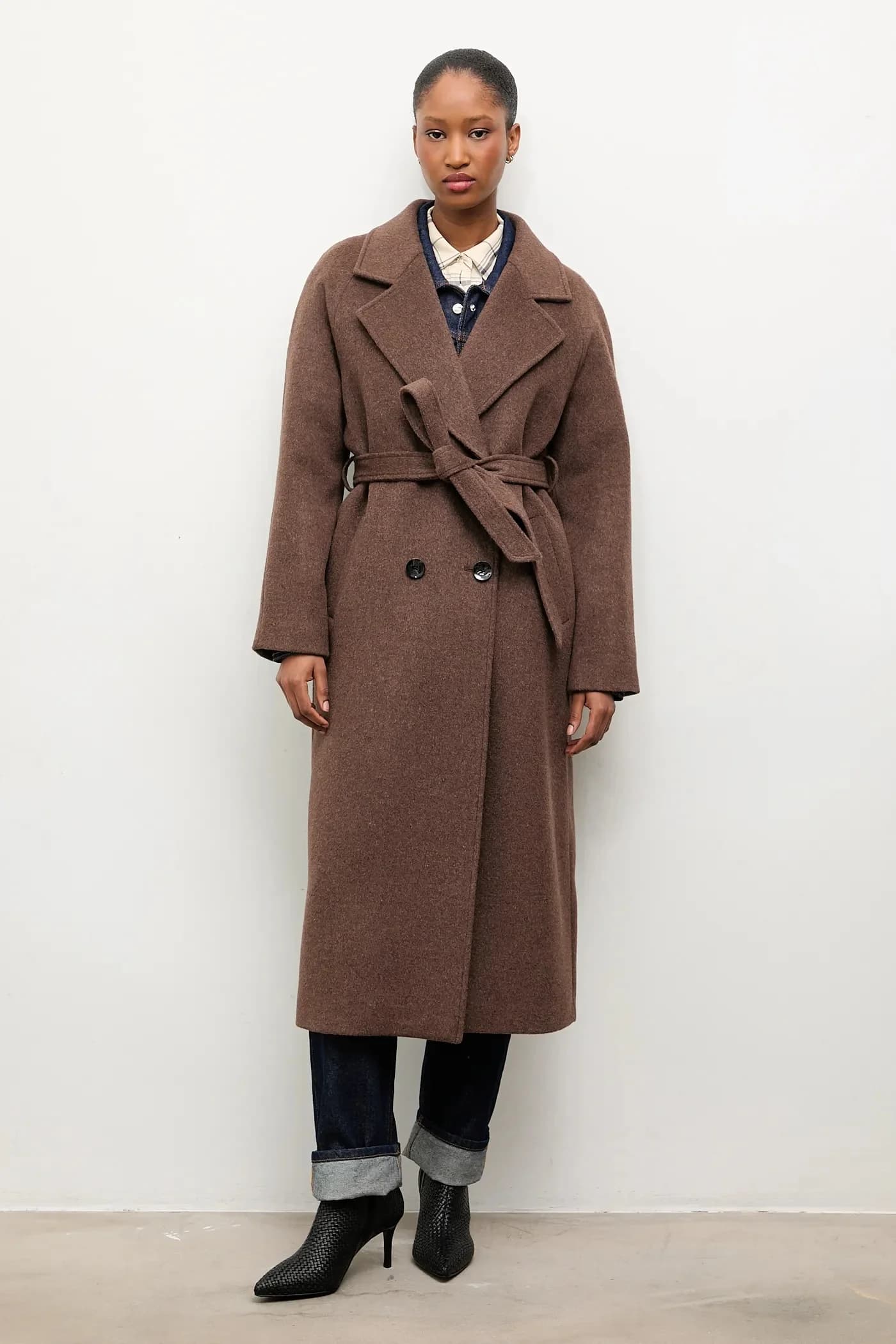 Шерстяное пальто