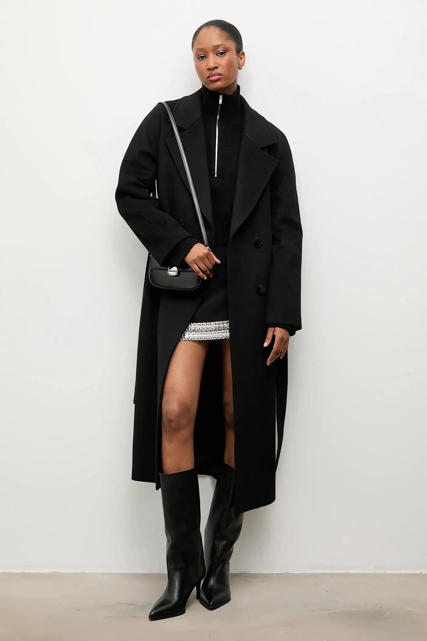 Шерстяное пальто