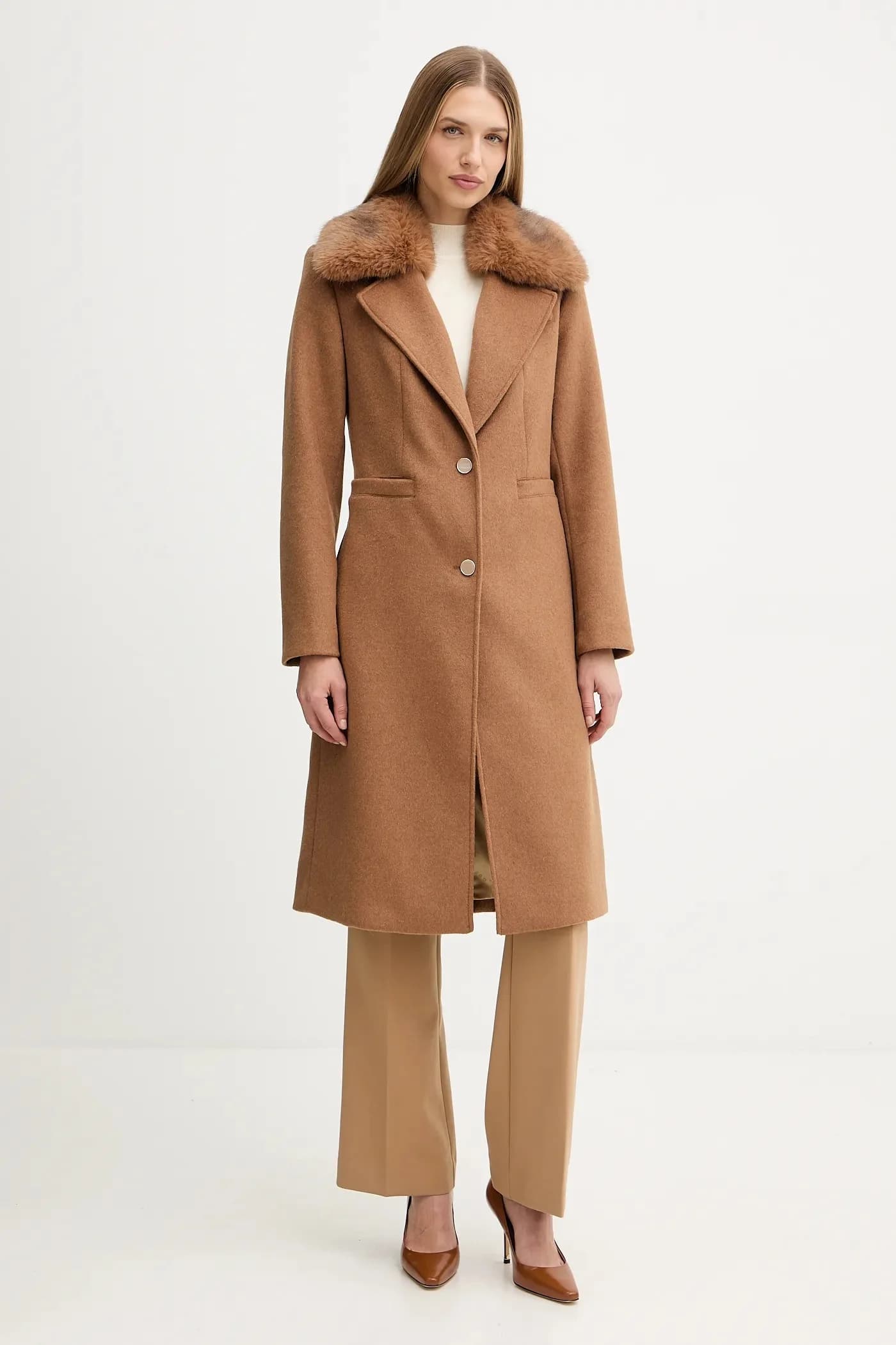 Пальто KAROLE с добавлением шерсти