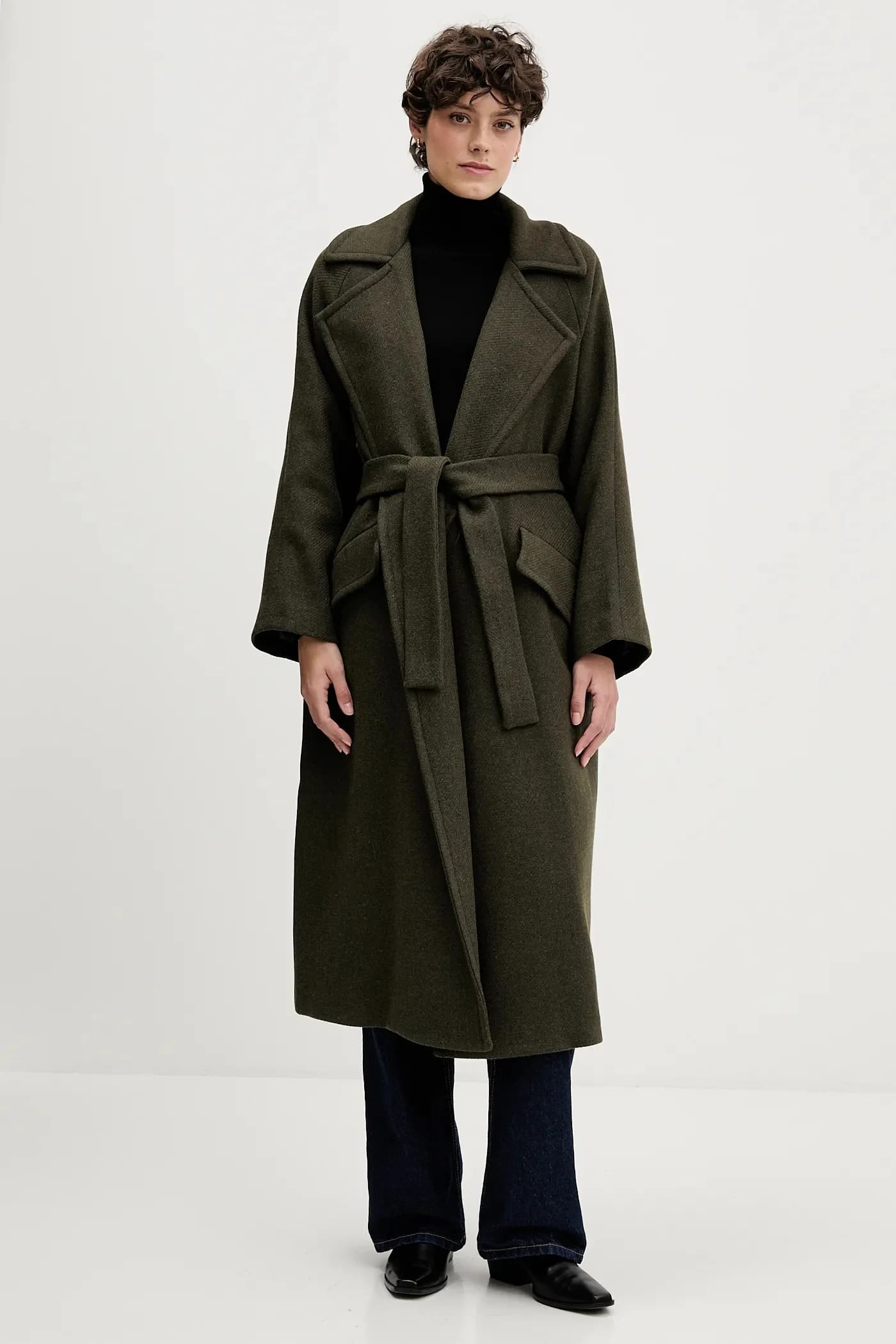 Пальто с добавлением шерсти