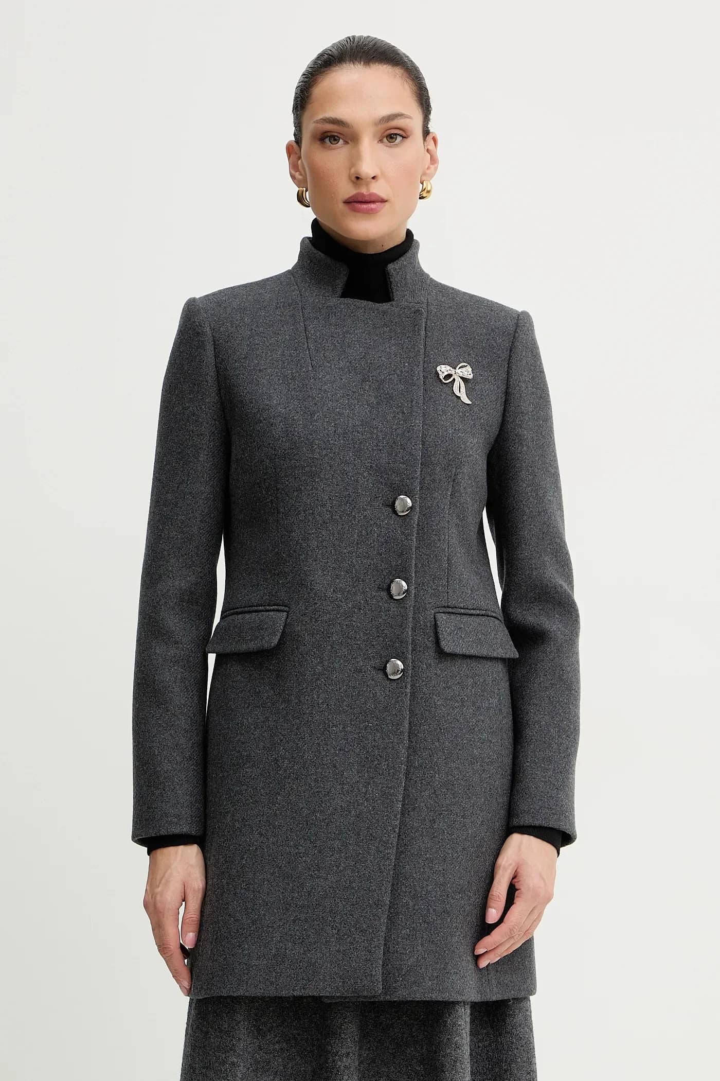 Пальто с добавлением шерсти