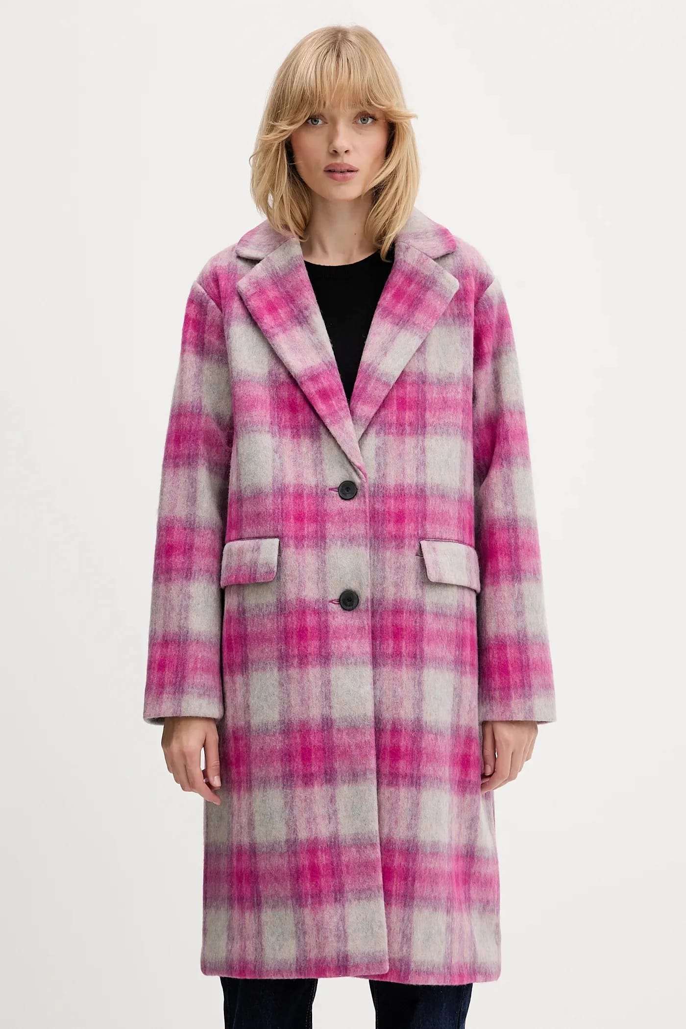 Пальто PINKCHECK из смесовой шерсти