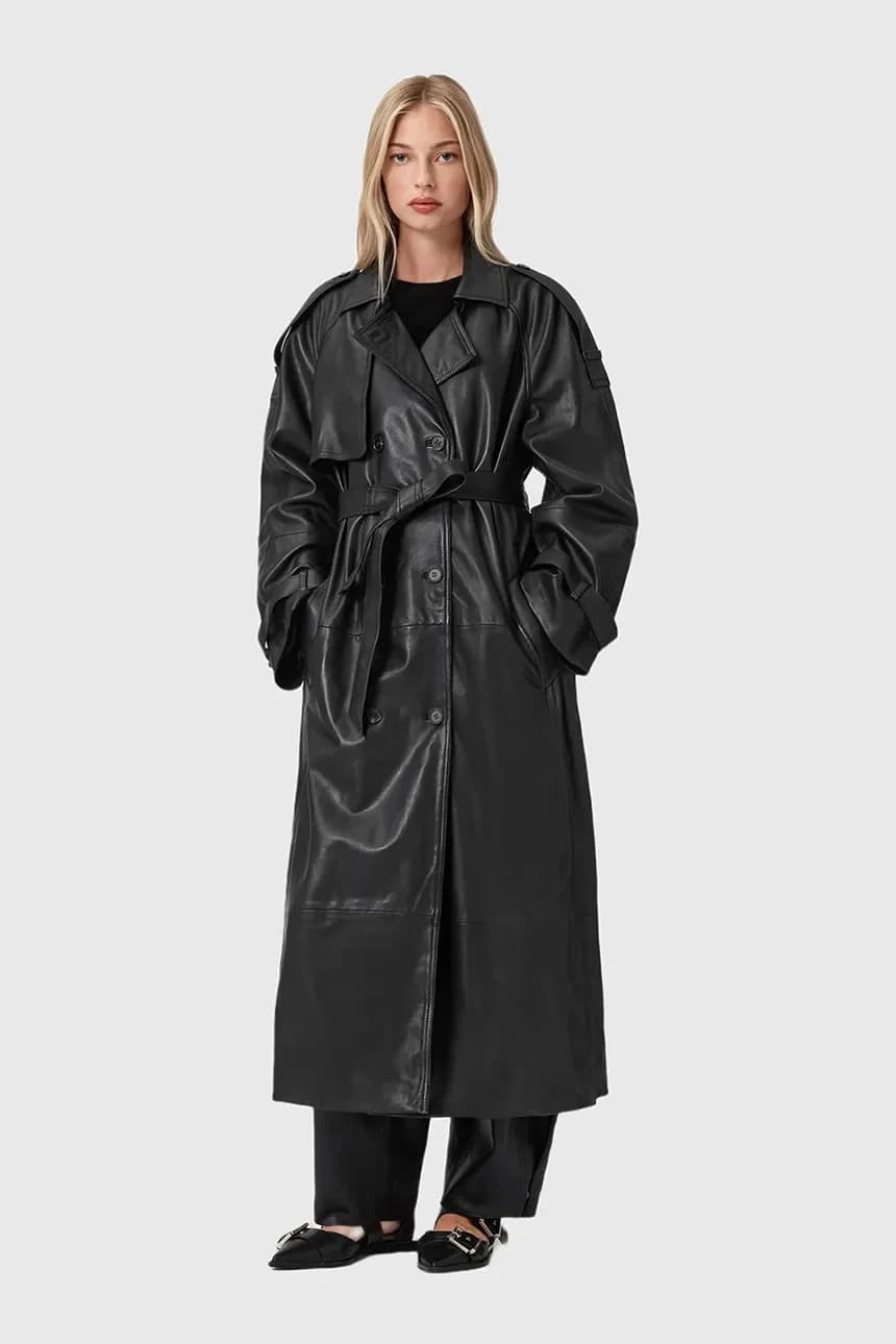 REED кожаное пальто