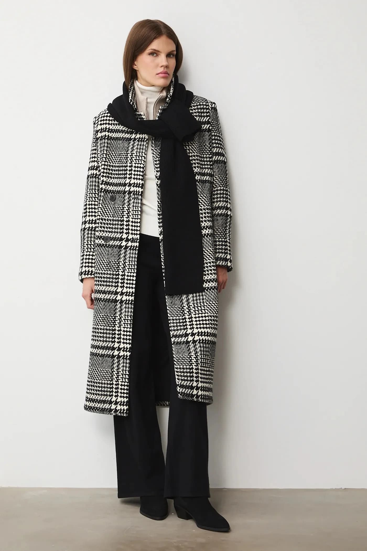 Пальто с добавлением шерсти