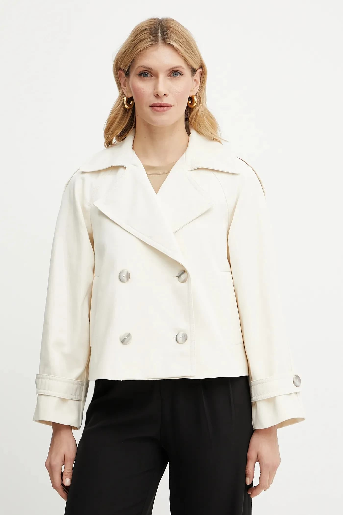 Тренч из смесового льна ОРЛО