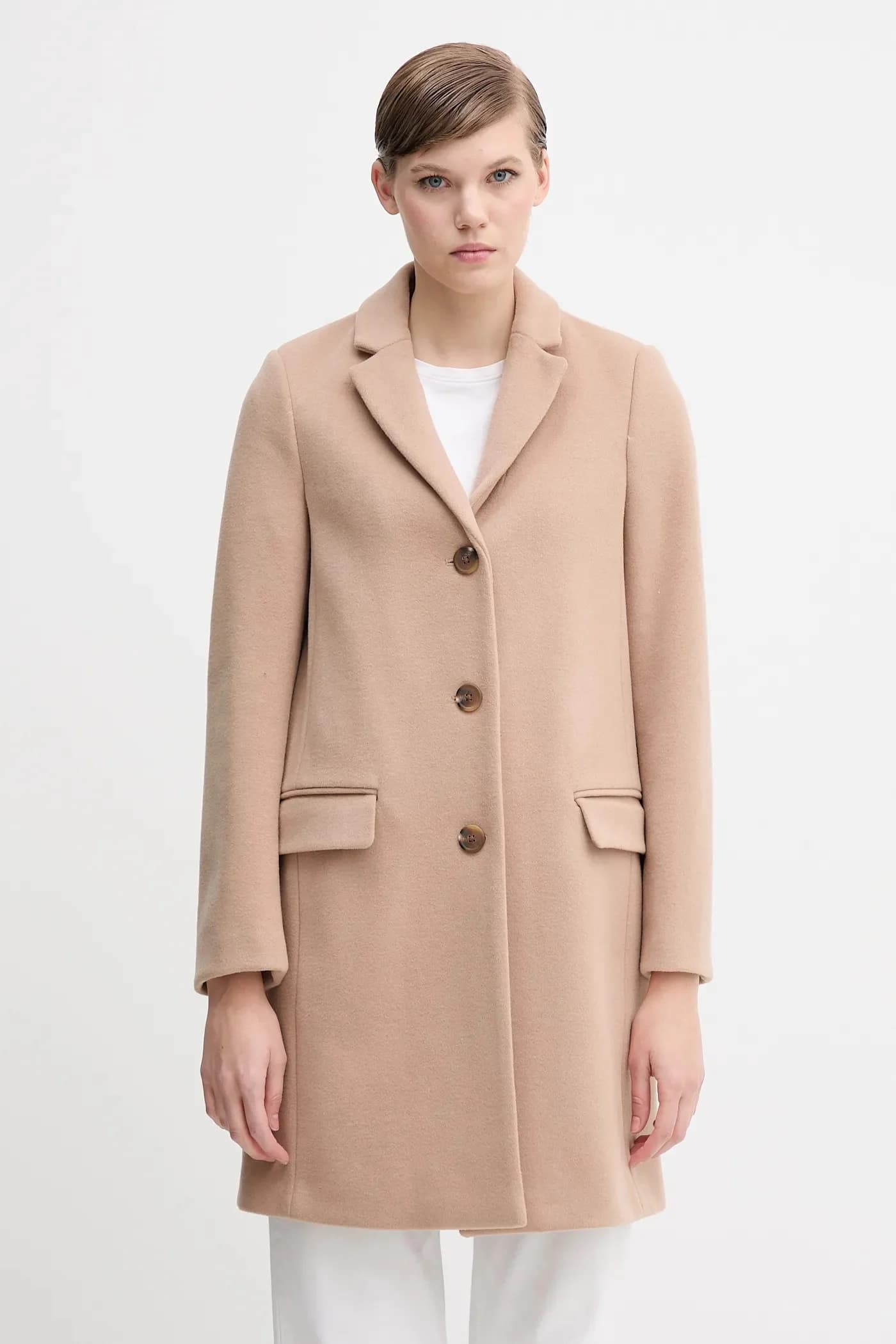 Пальто с добавлением шерсти