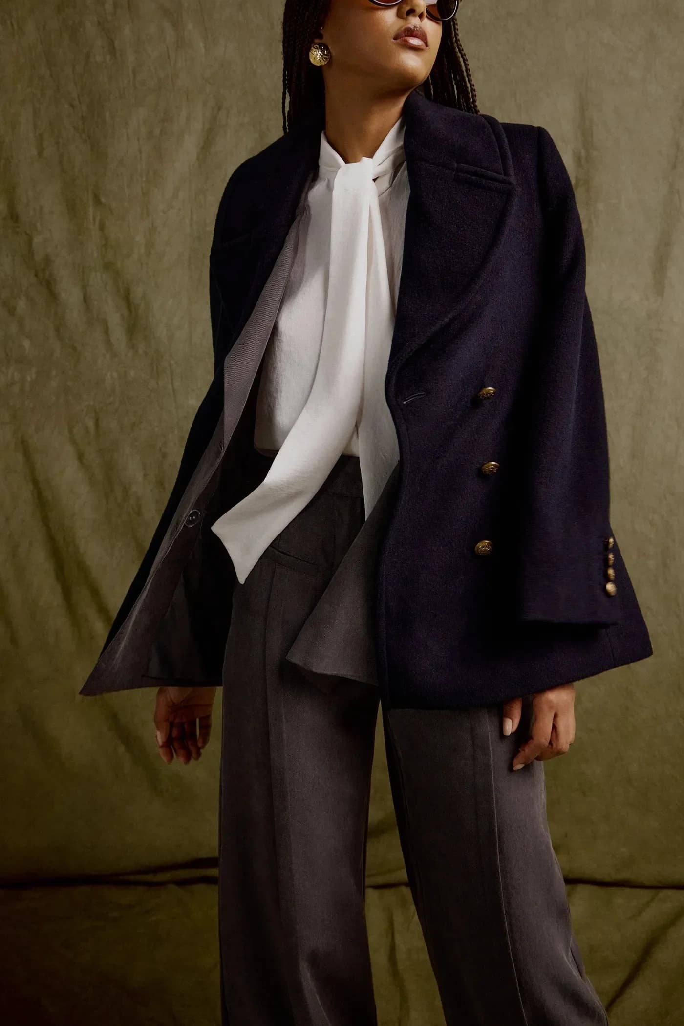 Шерстяное пальто Answear Lab