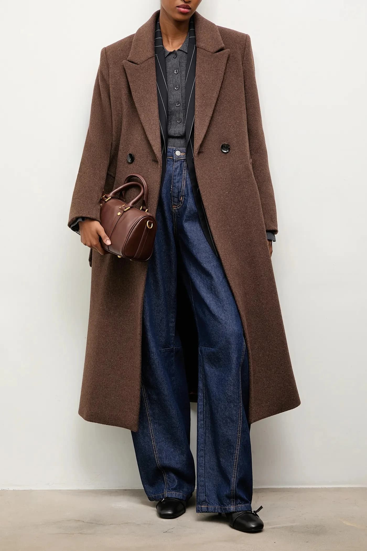 Шерстяное пальто Answear Lab