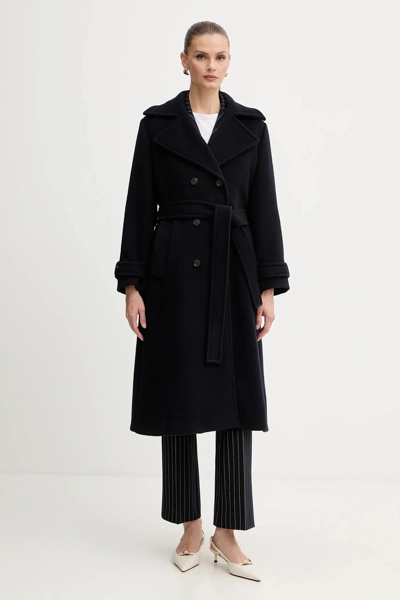 Пальто с добавлением шерсти